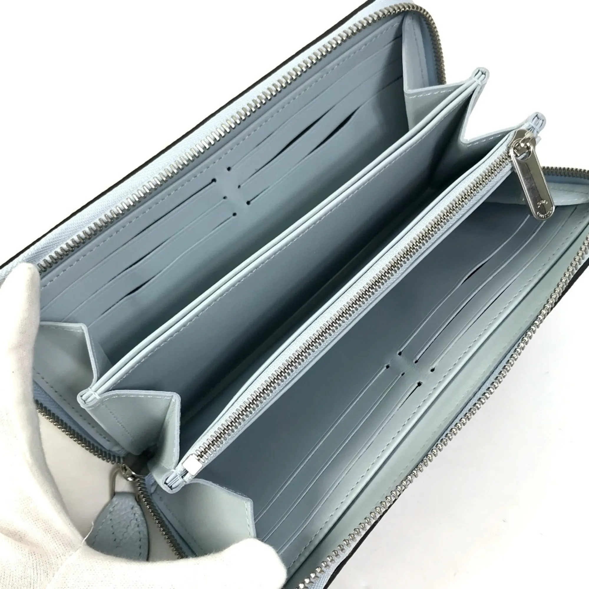 LOUIS VUITTON Blue Monogram Wallet