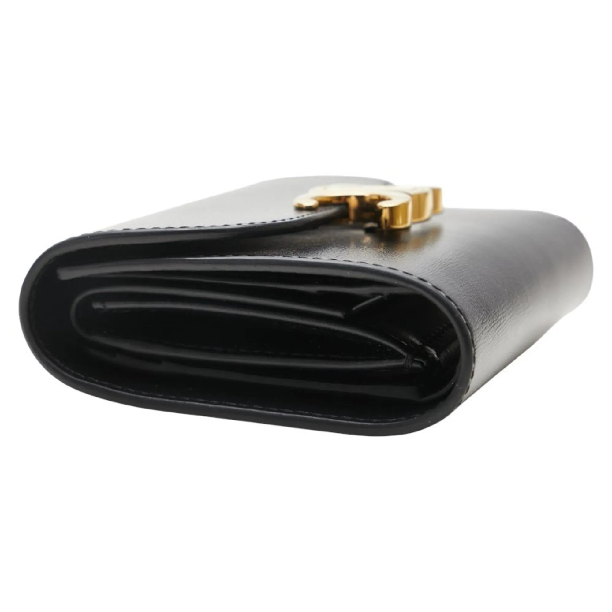 CELINE Black Leather Wallet
