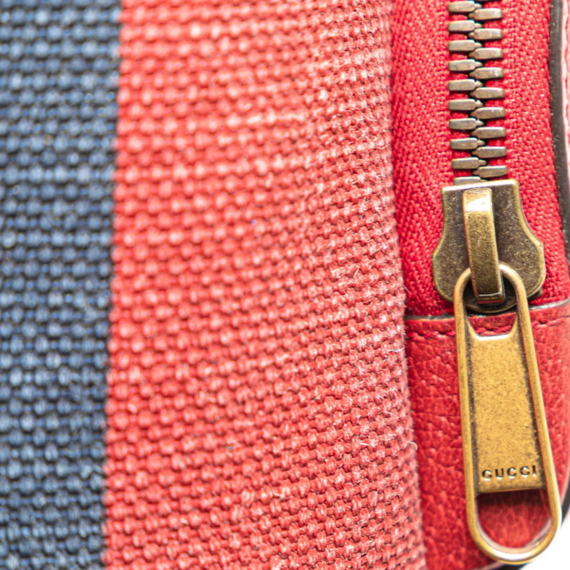 GUCCI Red Leather Backpack