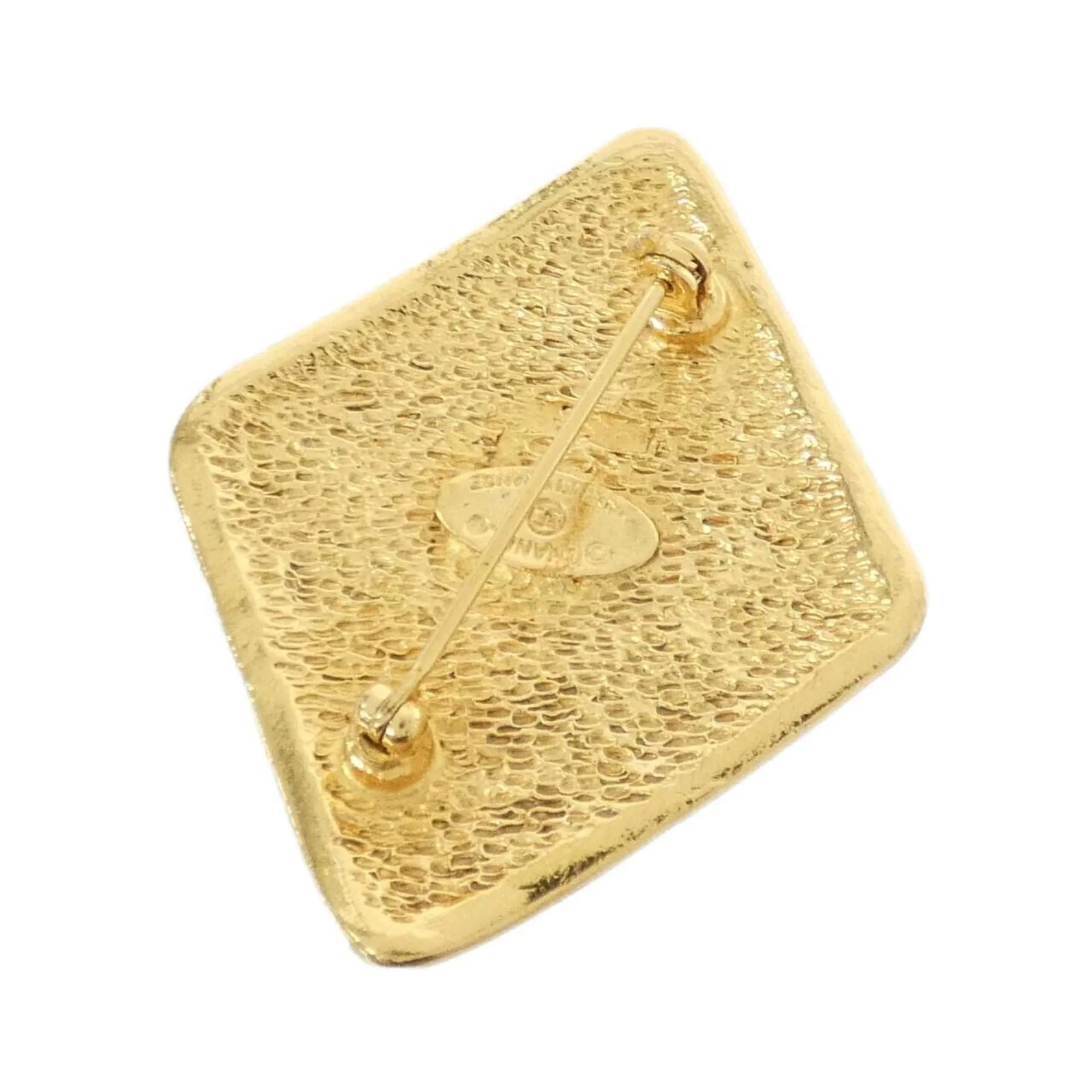 CHANEL Gold Brooch