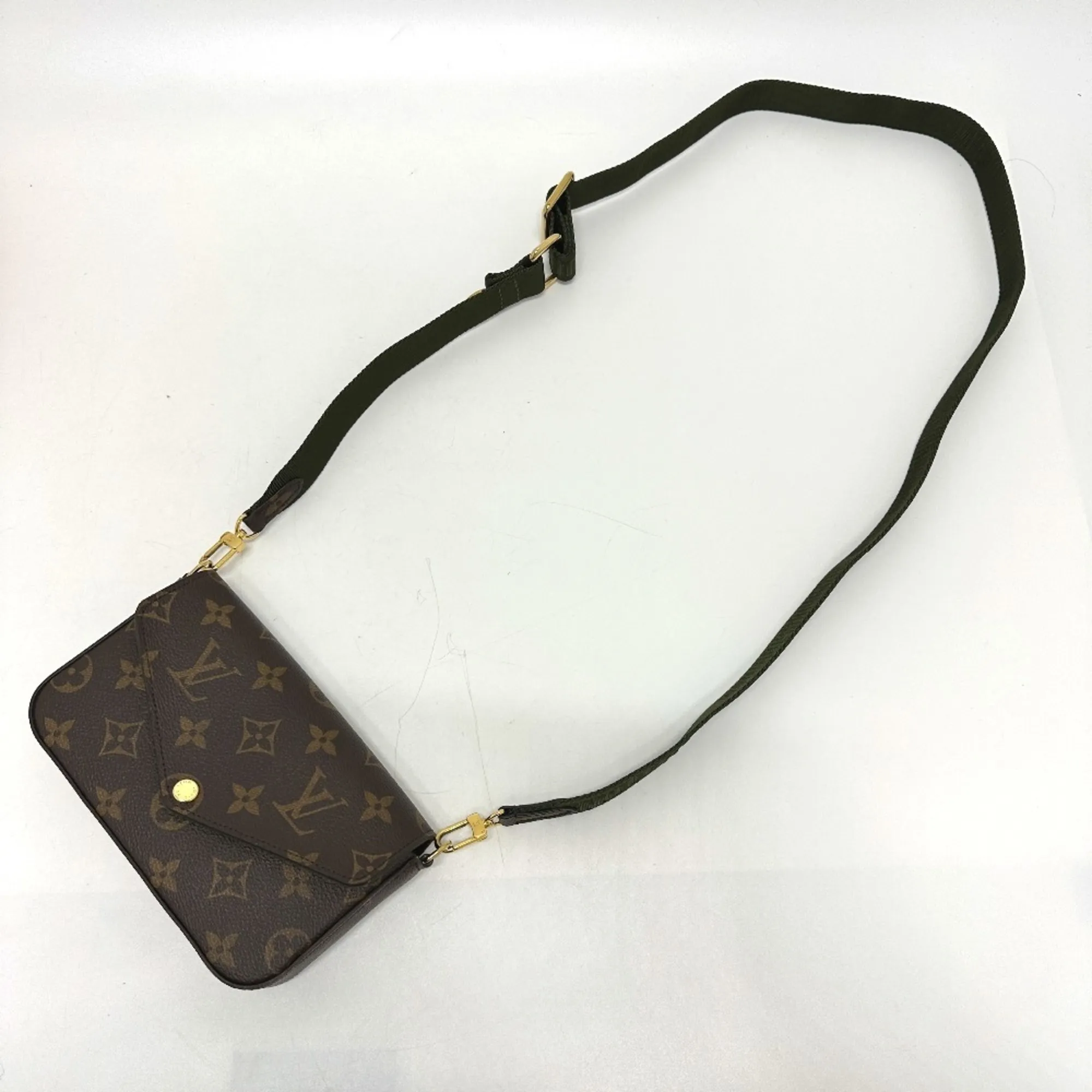 LOUIS VUITTON Brown Monogram Shoulder Bag