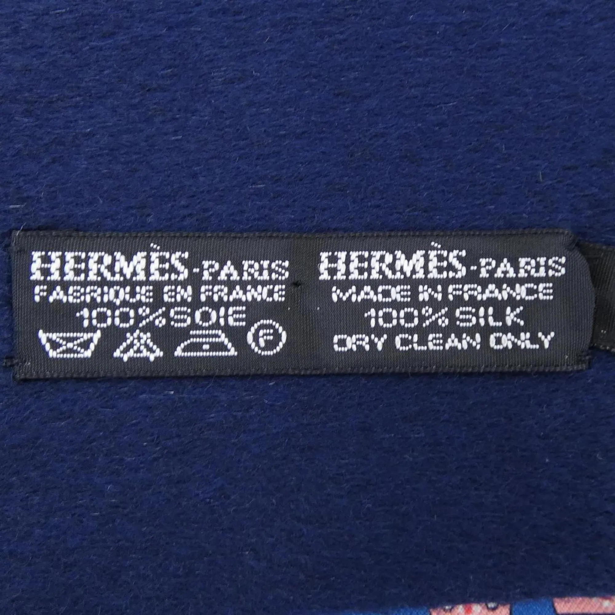 HERMES Blue Scarf