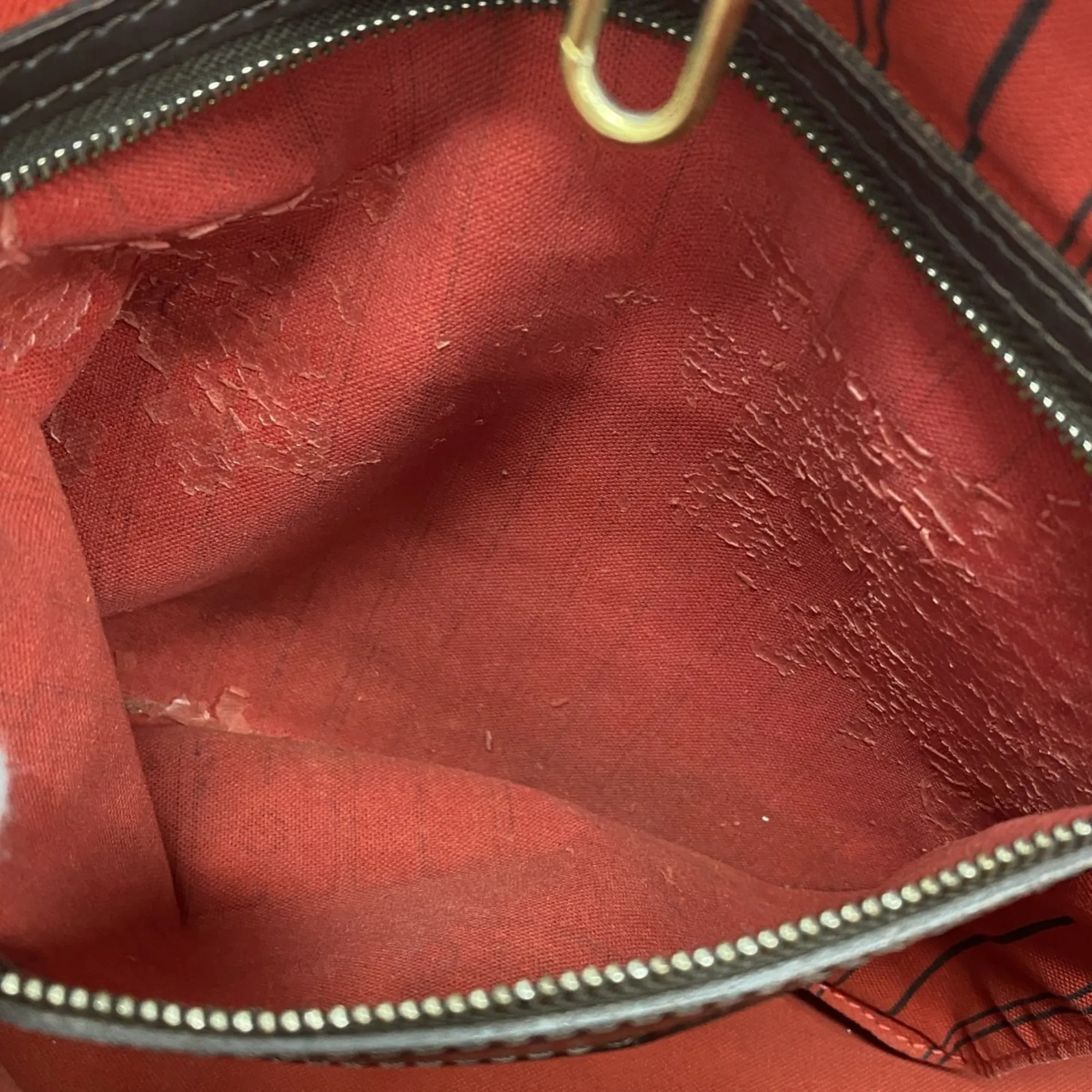 LOUIS VUITTON Brown Damier Neverfull MM Tote Bag