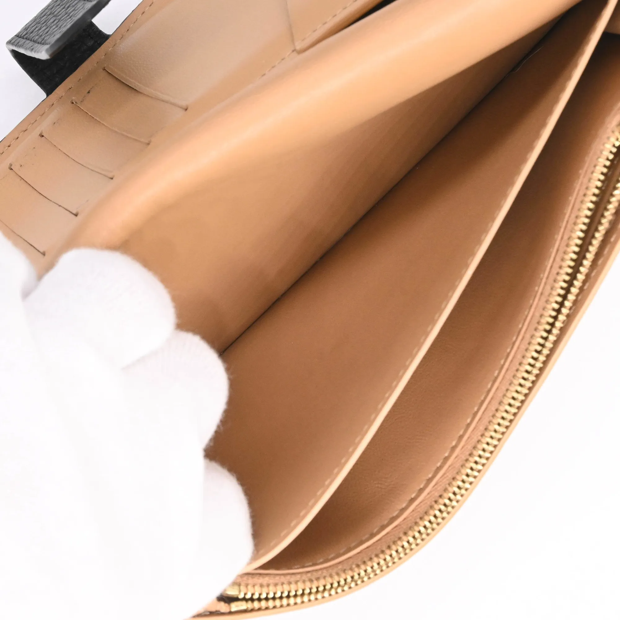 LOUIS VUITTON Black Leather Wallet