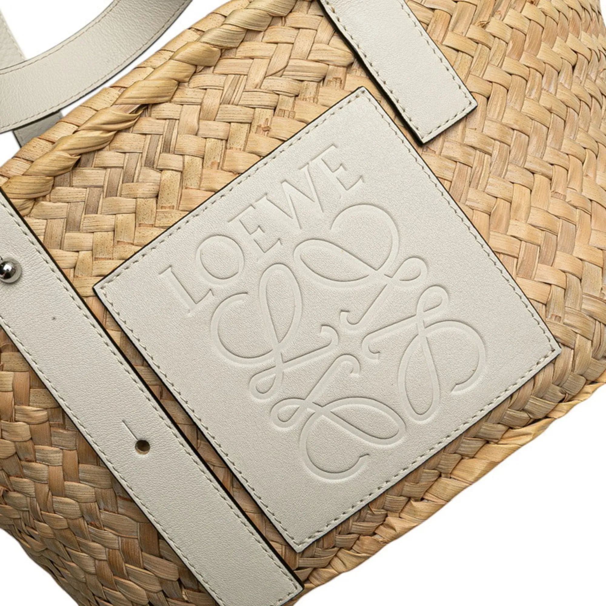 LOEWE Cream Leather Bag