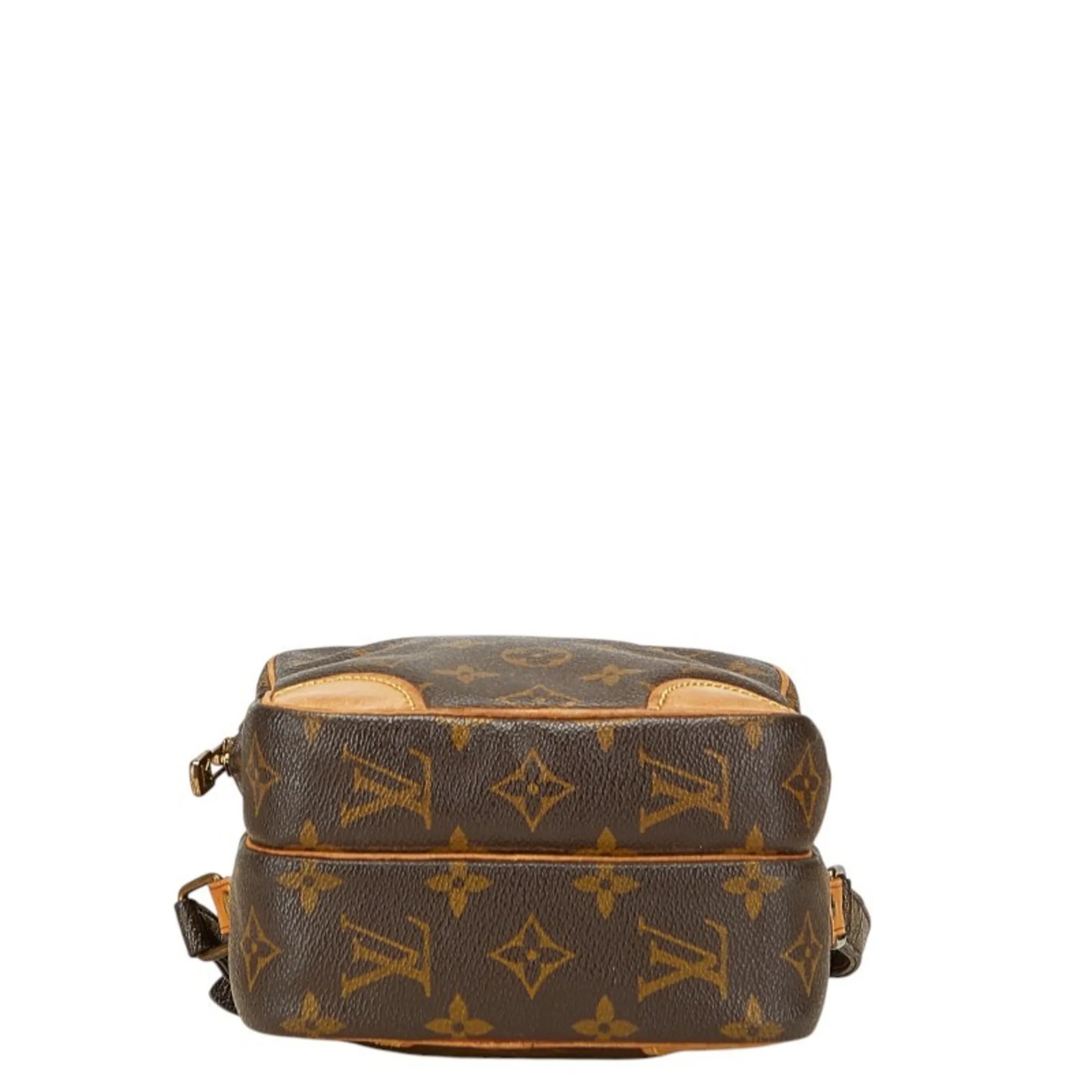 LOUIS VUITTON Brown Monogram Leather Shoulder Bag