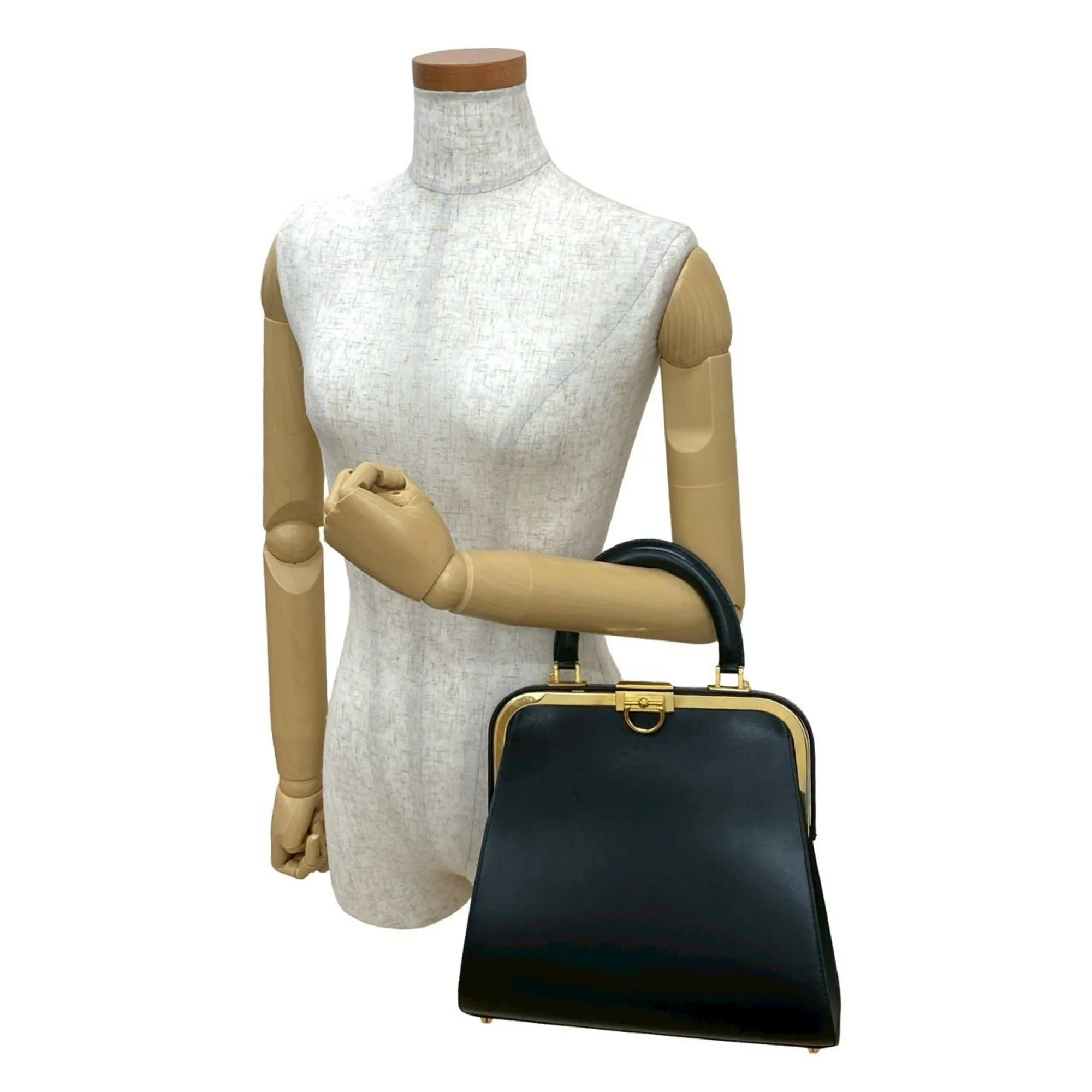 DIOR Black Leather Tote Bag