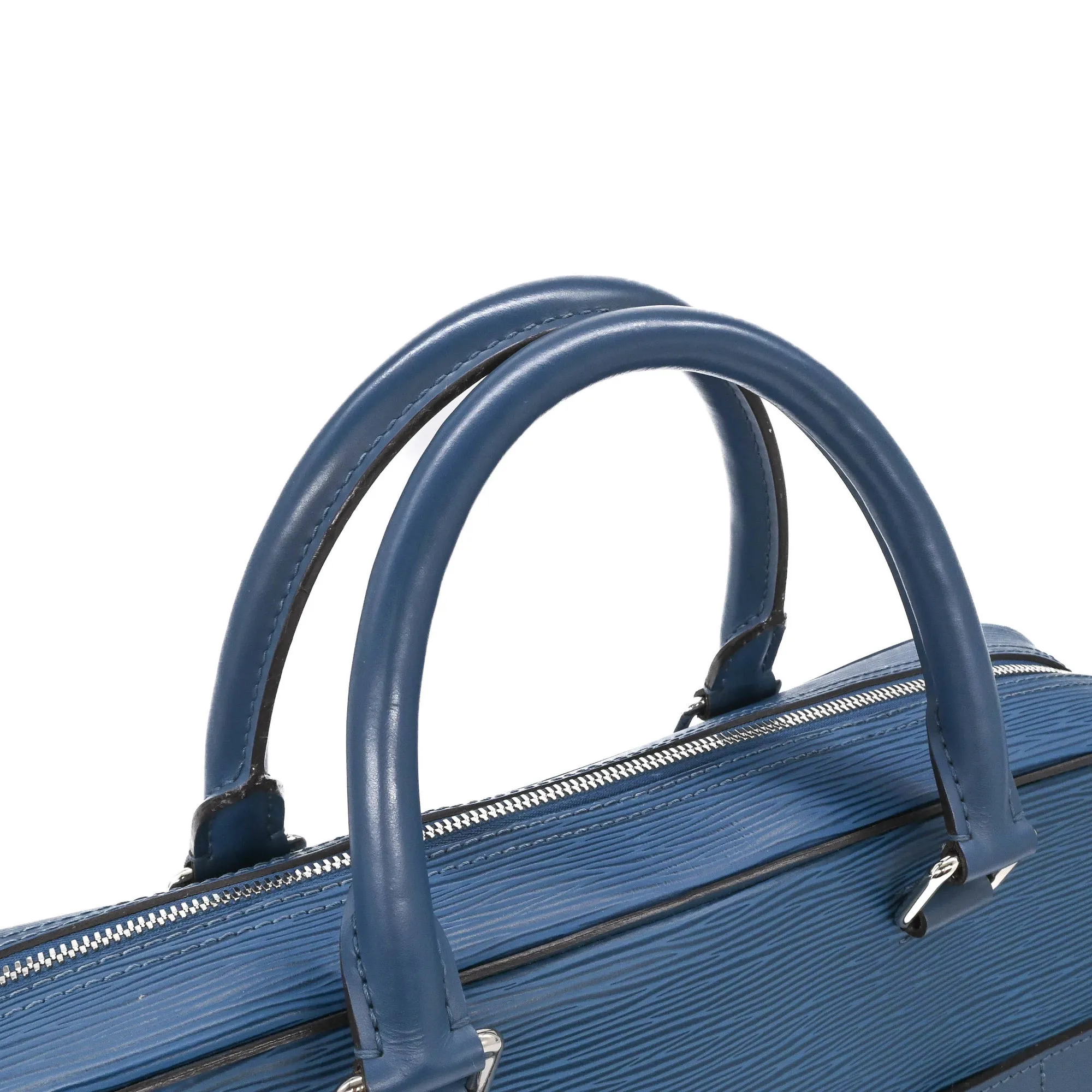 LOUIS VUITTON Blue Leather Bag