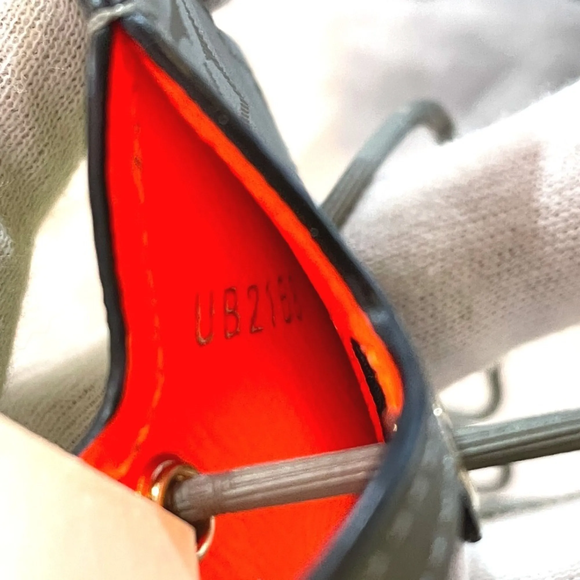 LOUIS VUITTON Gray Monogram Charm