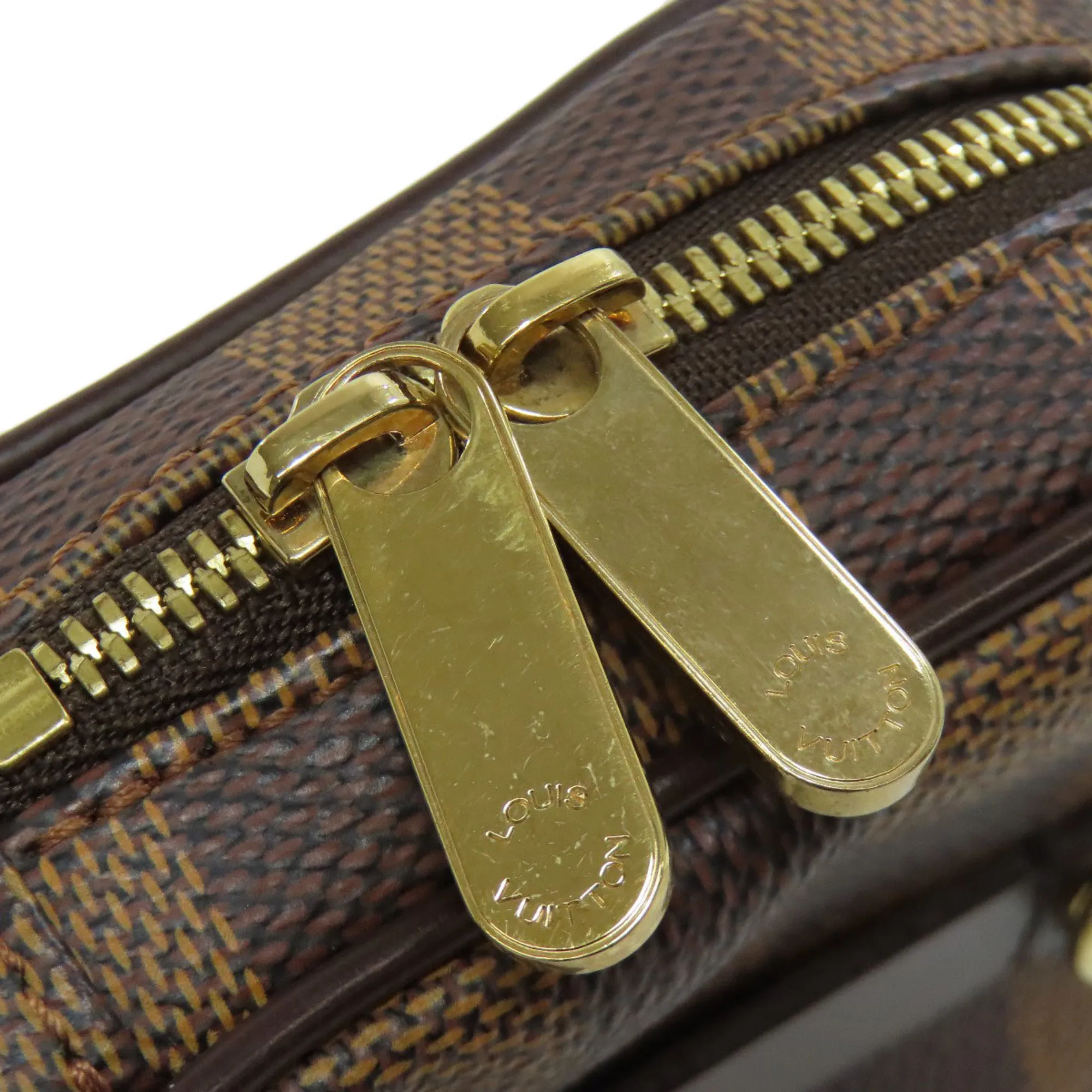 LOUIS VUITTON Brown Damier Pouch