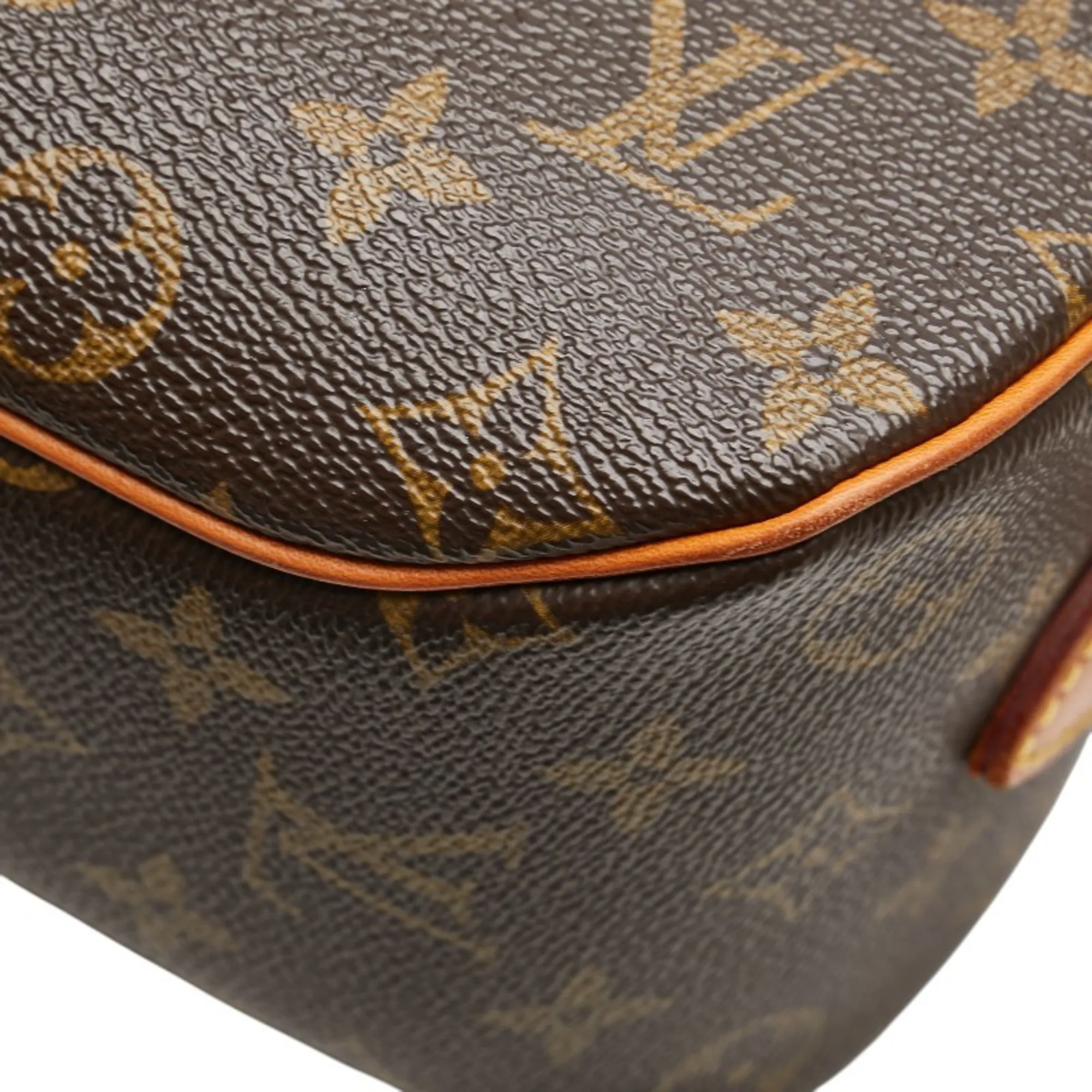 LOUIS VUITTON Brown Monogram Leather Shoulder Bag