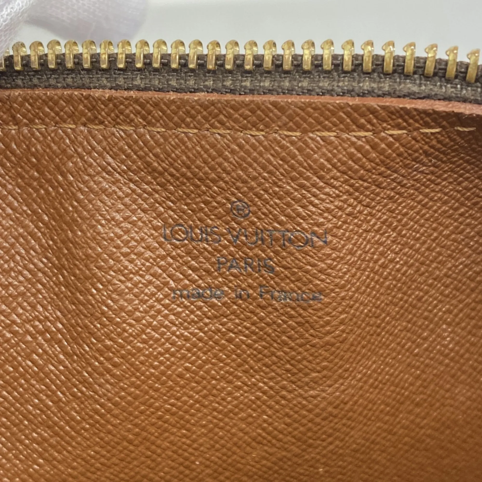 LOUIS VUITTON Brown Monogram Pouch
