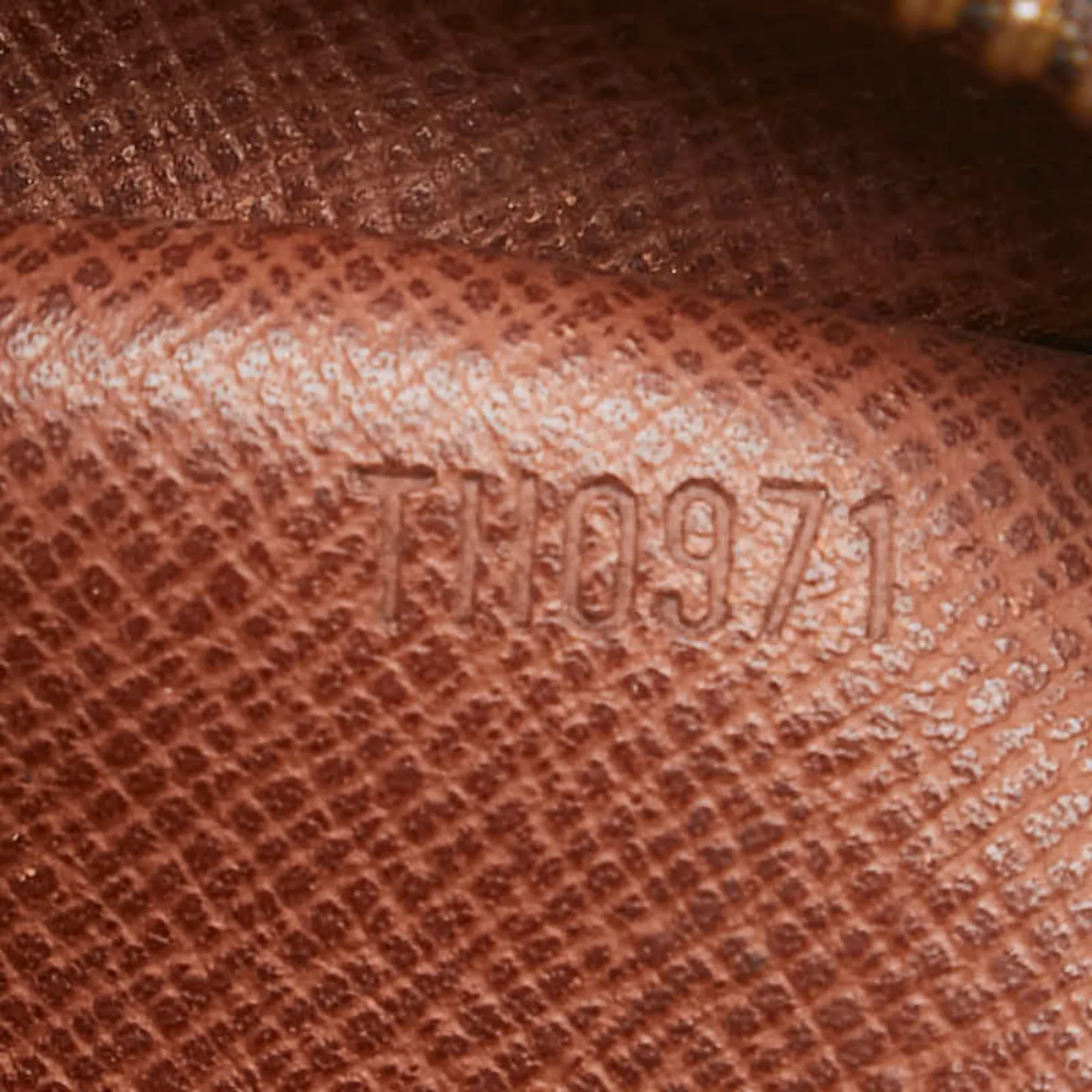 LOUIS VUITTON Brown Monogram Leather Shoulder Bag