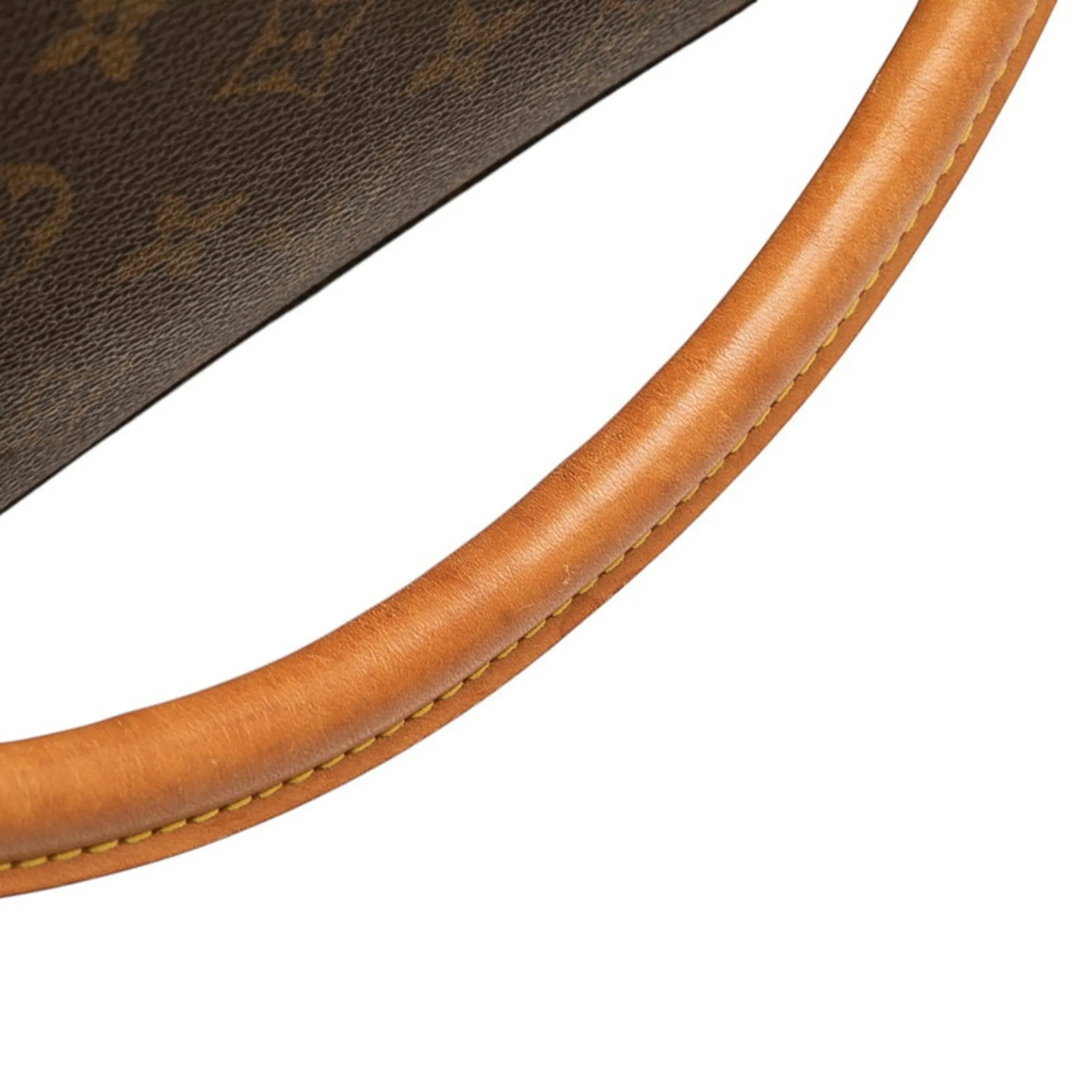 LOUIS VUITTON Brown Monogram Leather Shoulder Bag
