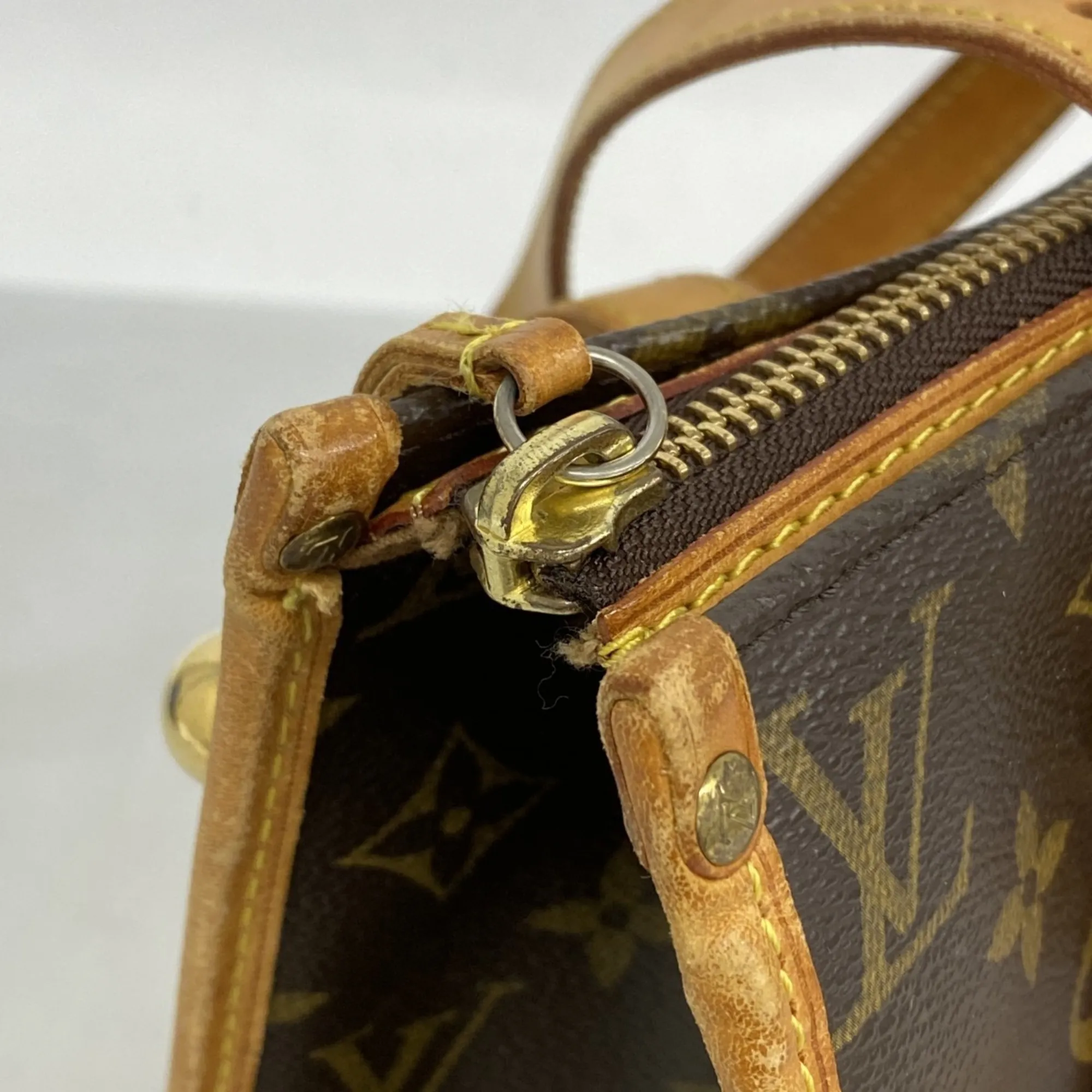 LOUIS VUITTON Brown Monogram Tote Bag