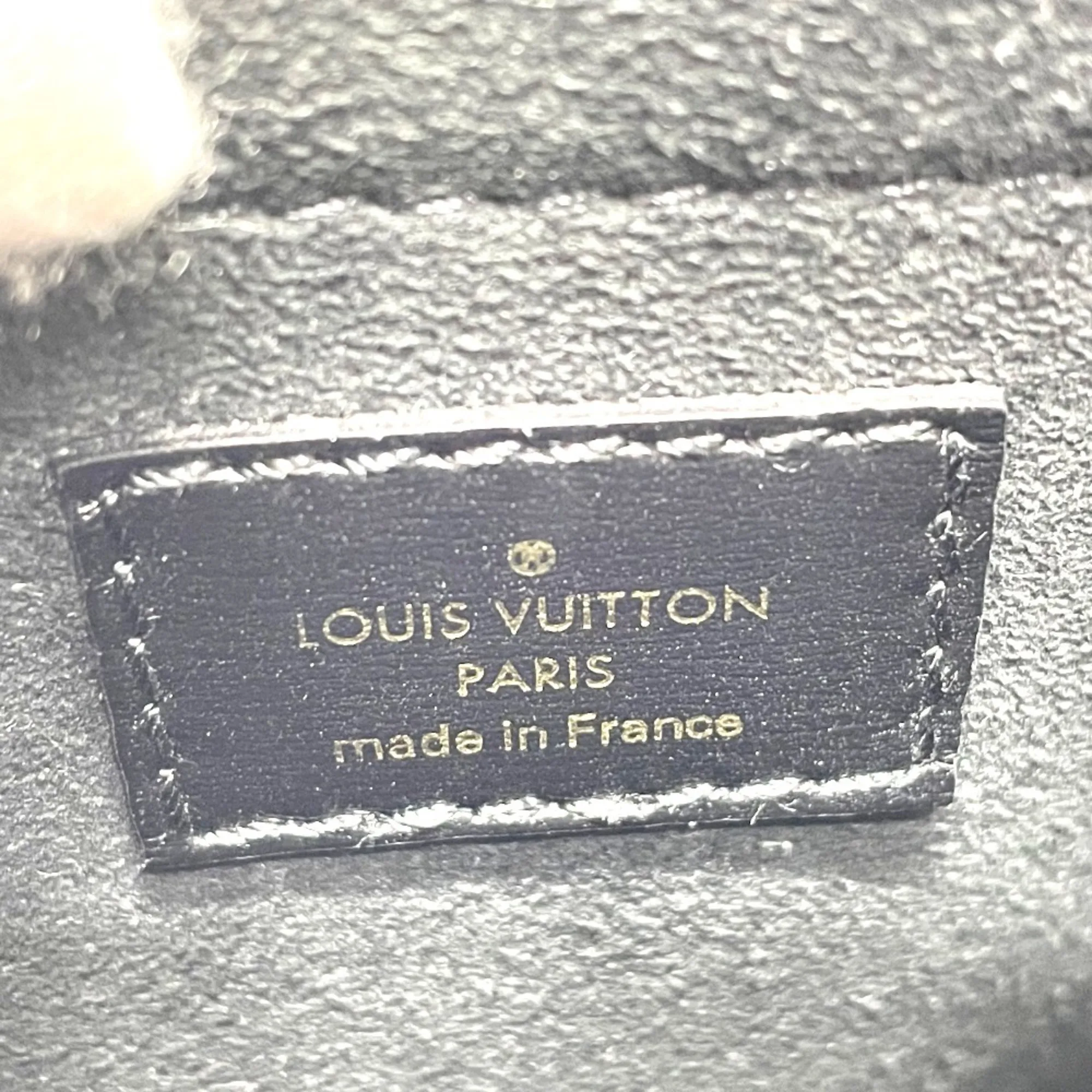 LOUIS VUITTON Black Monogram Bag