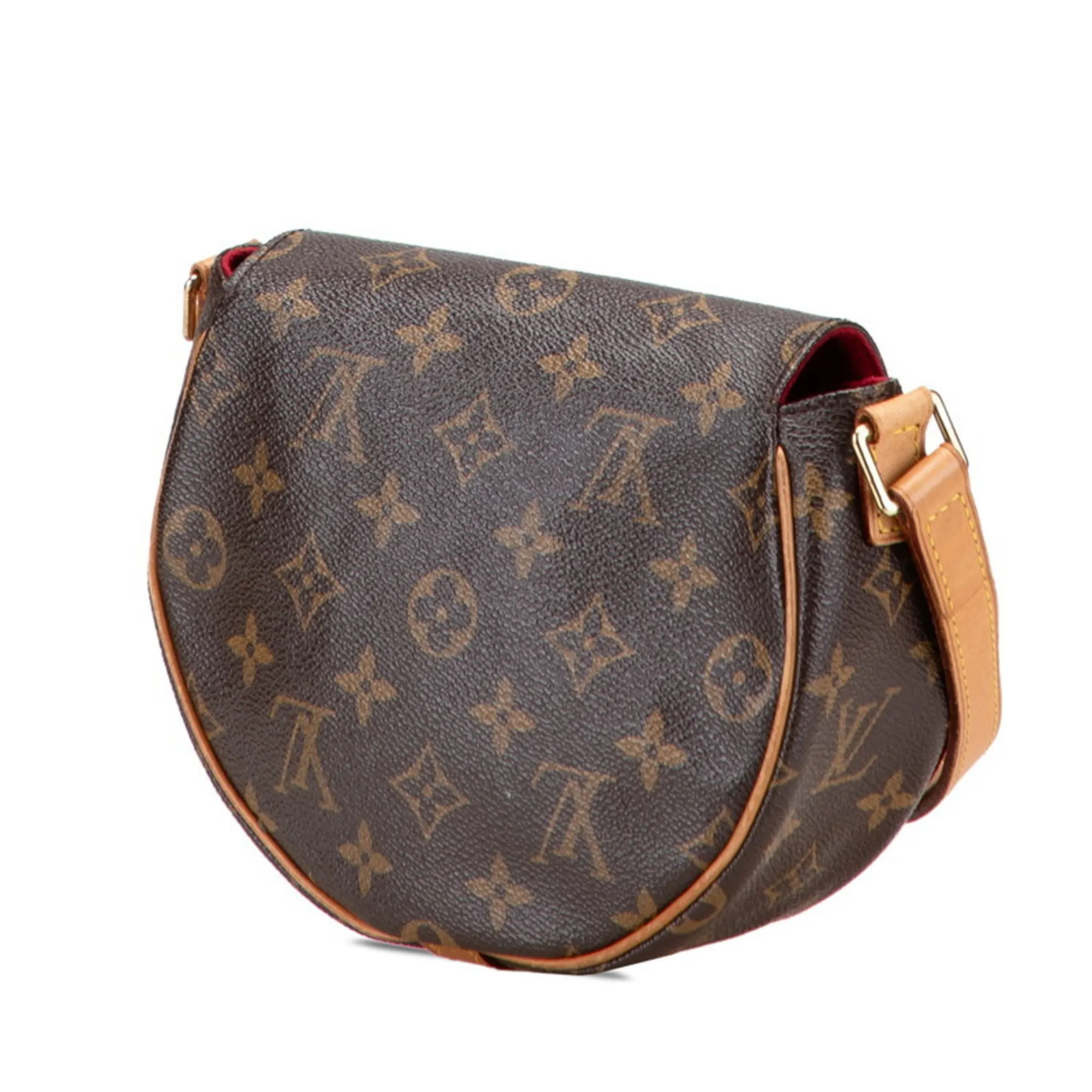 LOUIS VUITTON Brown Monogram Leather Shoulder Bag