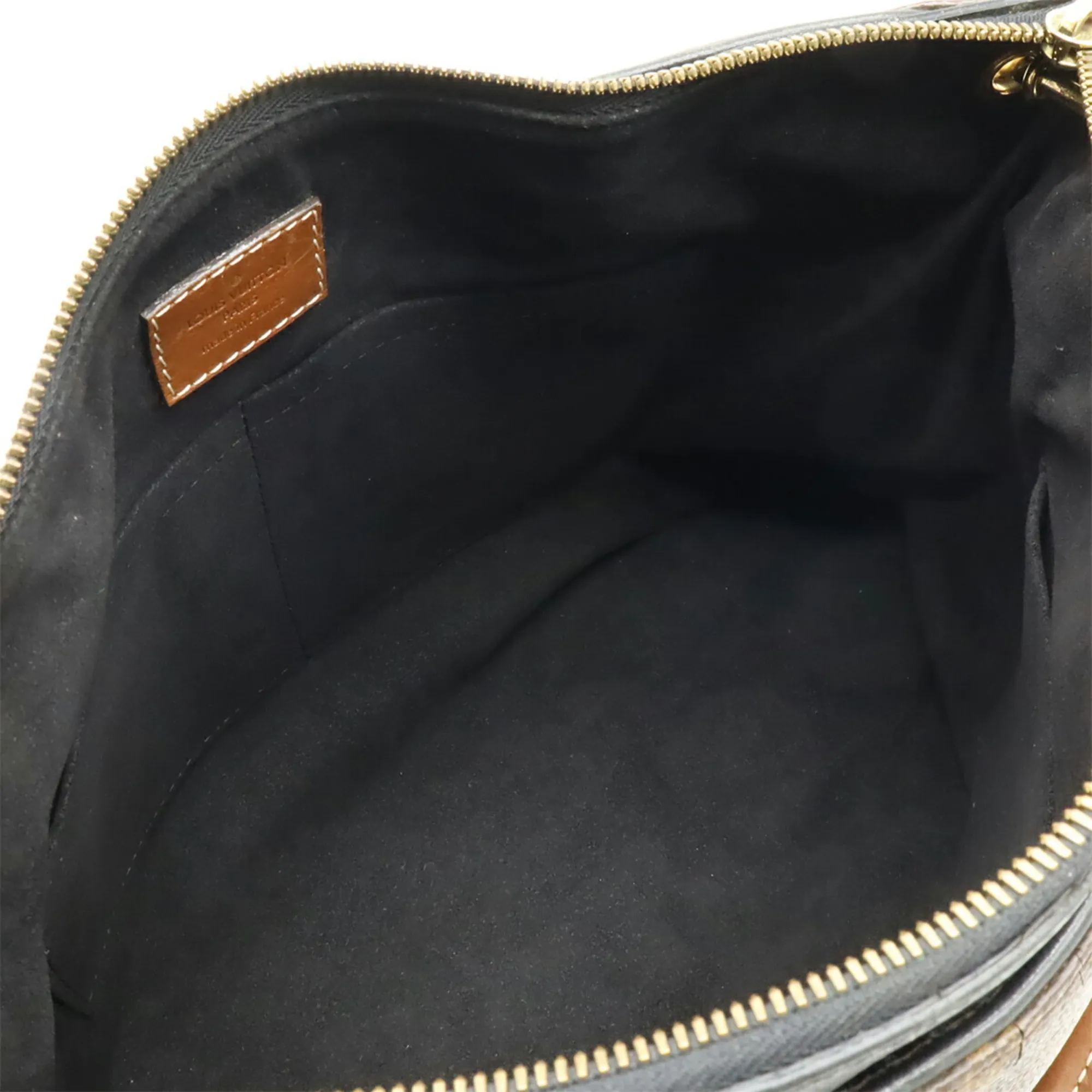 LOUIS VUITTON Black Monogram Shoulder Bag