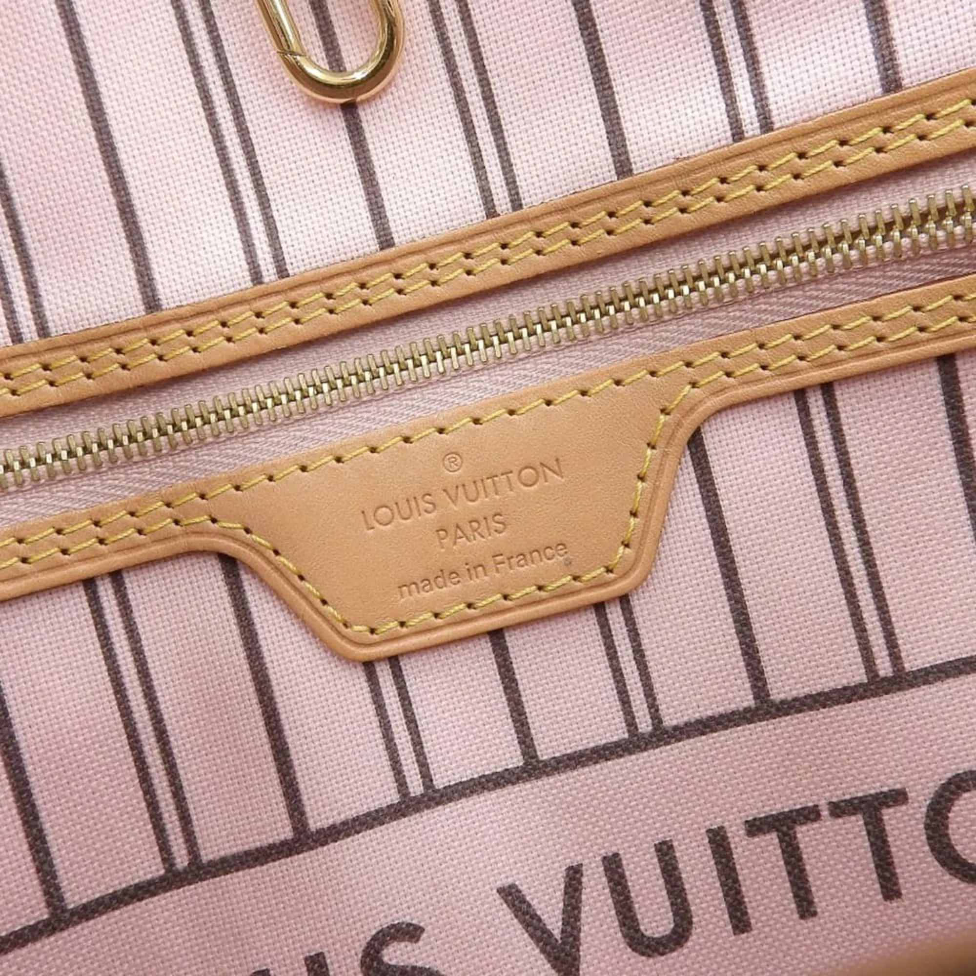 LOUIS VUITTON Pink Monogram Neverfull MM Tote Bag