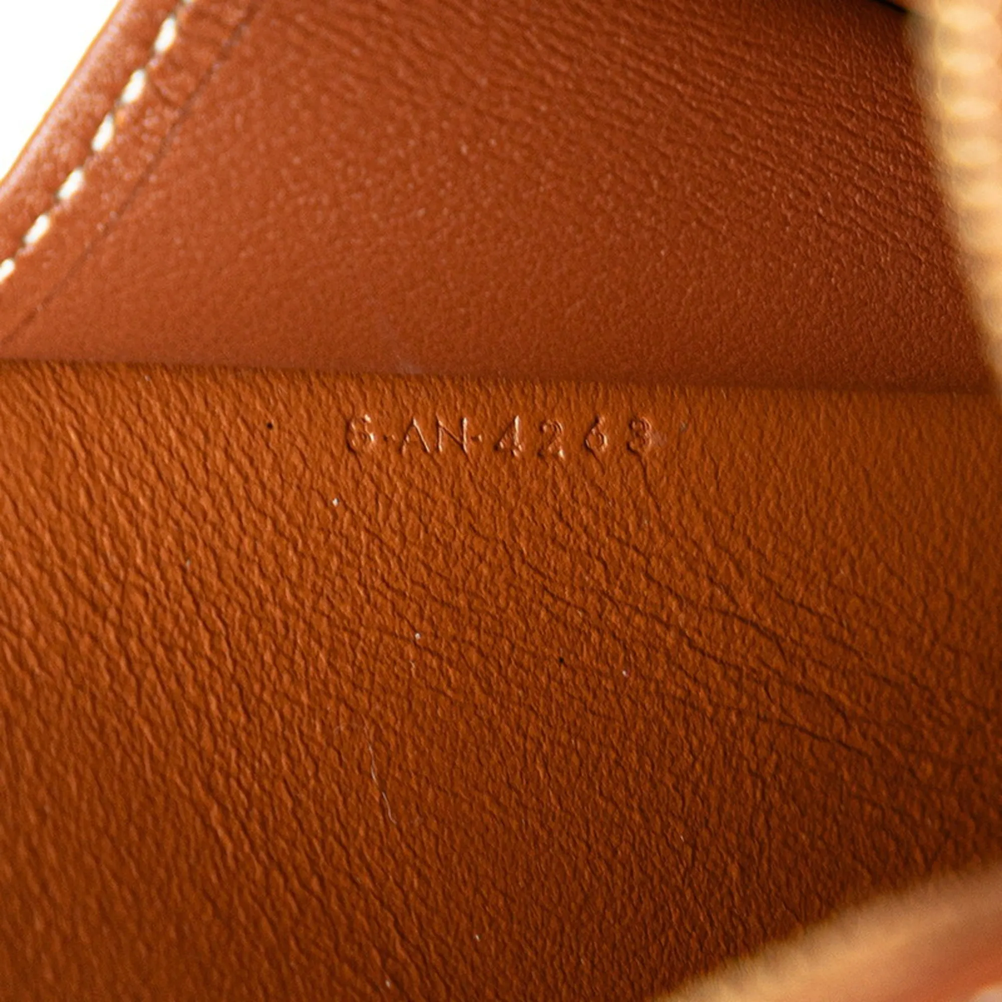 CELINE Brown Leather Shoulder Bag