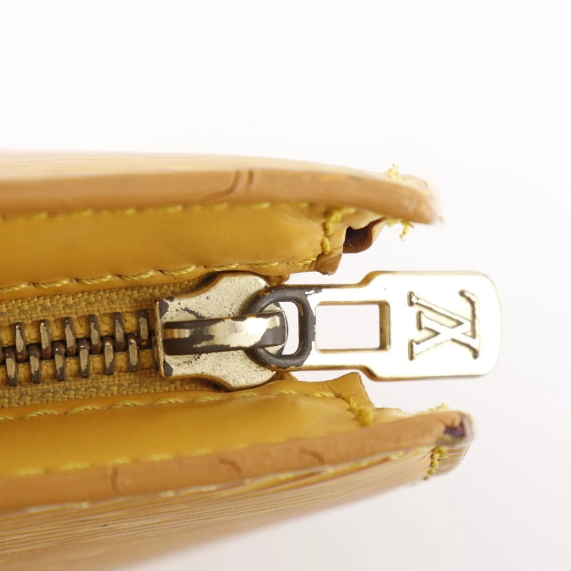 LOUIS VUITTON Yellow Leather Bag