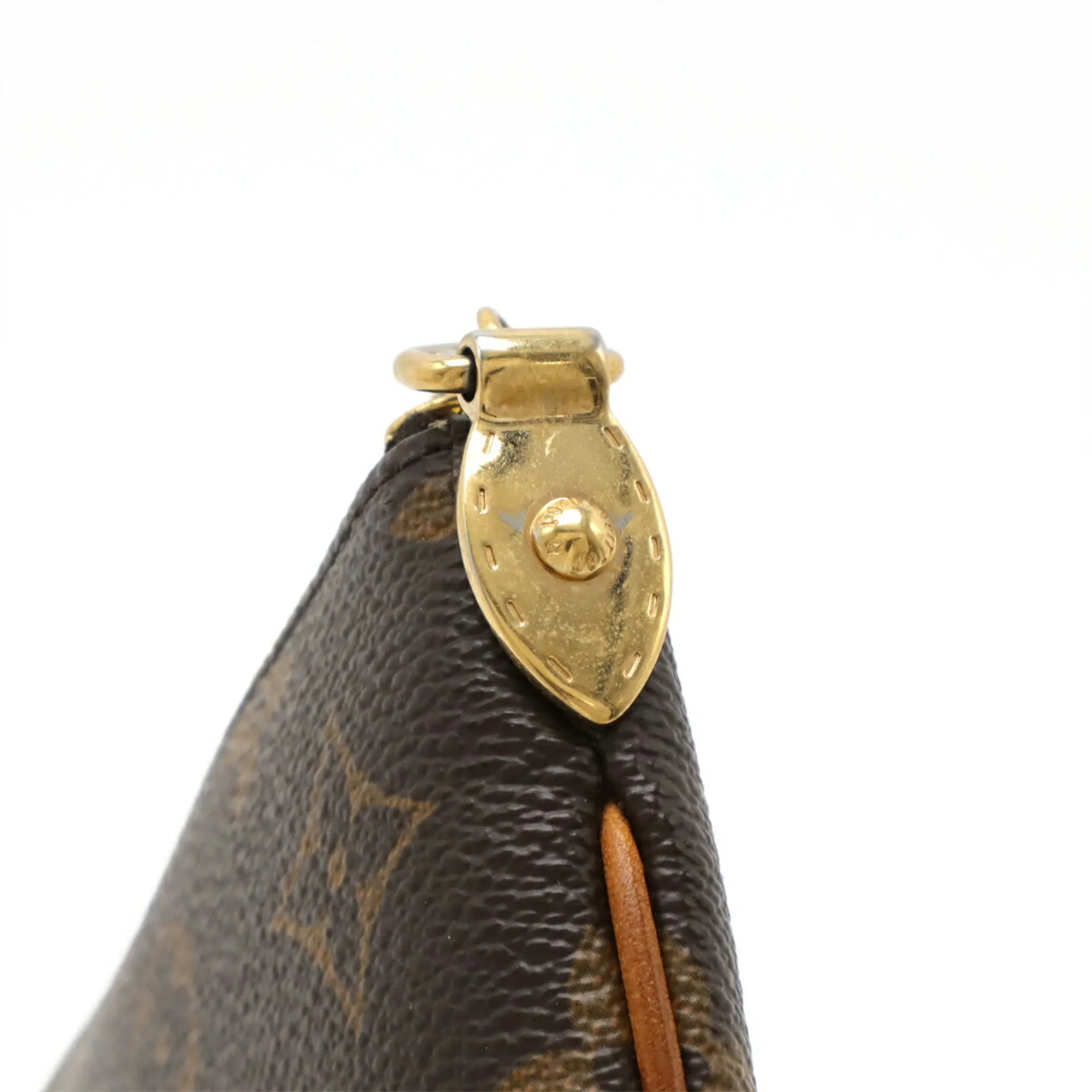 LOUIS VUITTON Brown Monogram Pouch
