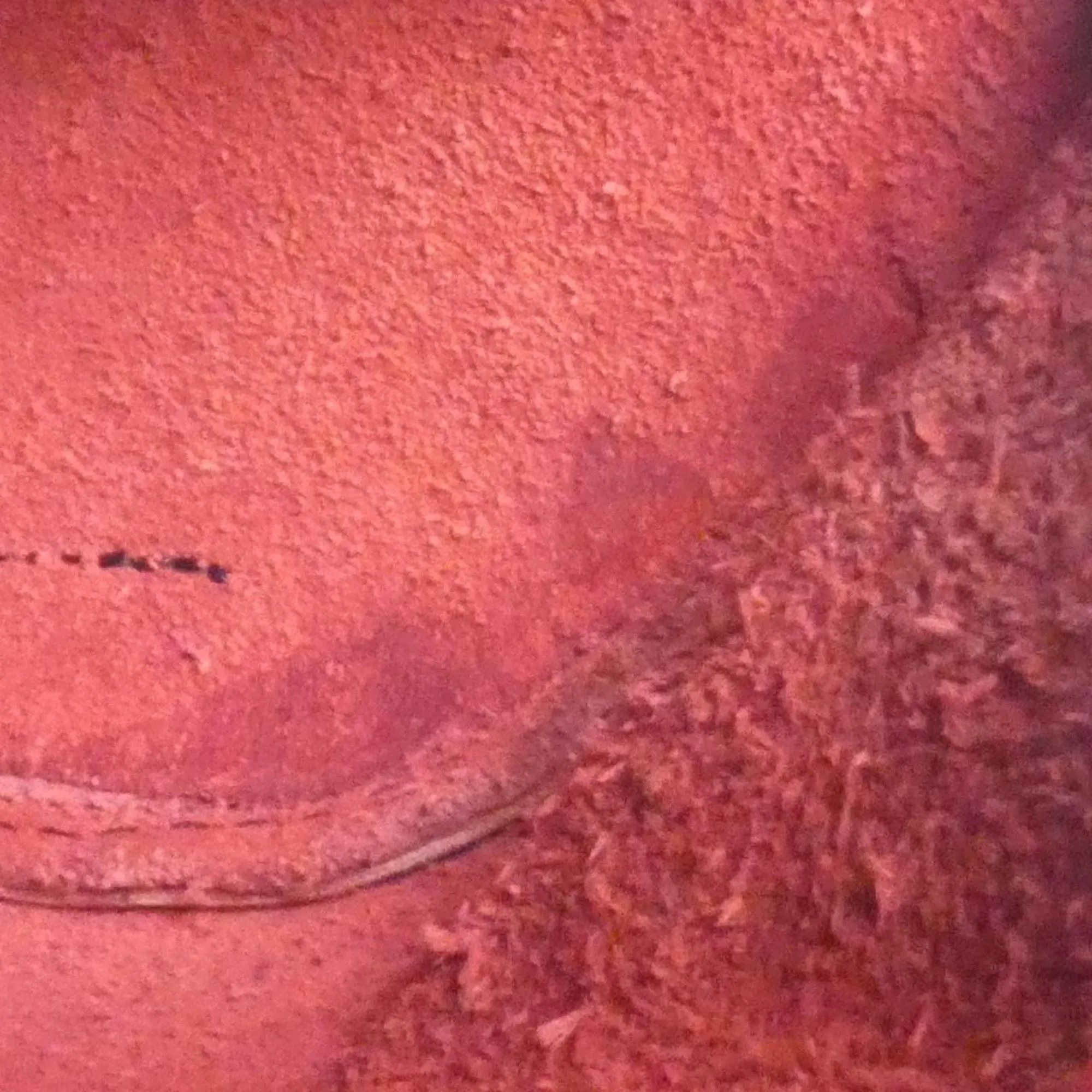 LOUIS VUITTON Red Speedy 25 Boston Bag