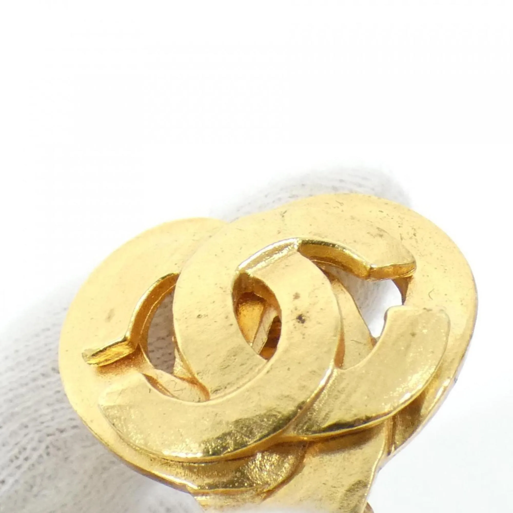 CHANEL Gold Earrings
