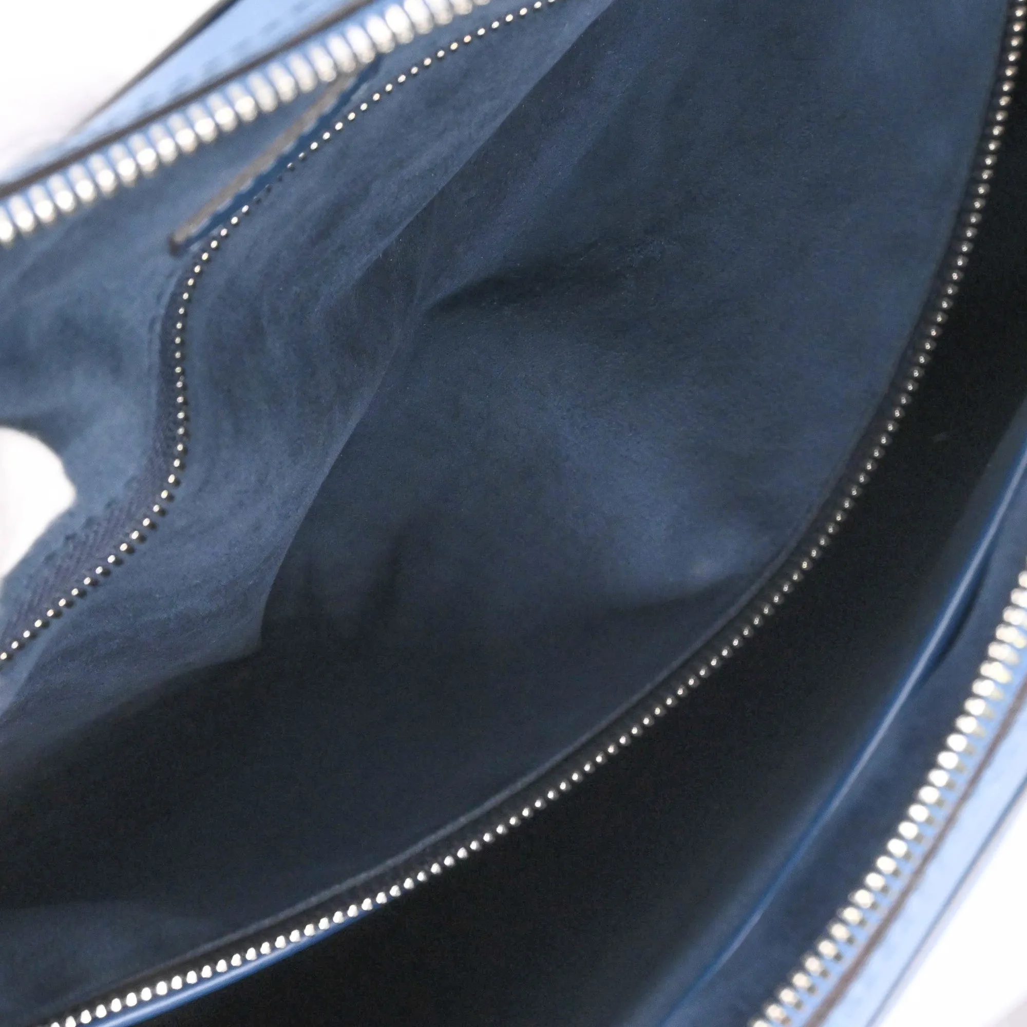 LOUIS VUITTON Blue Leather Bag