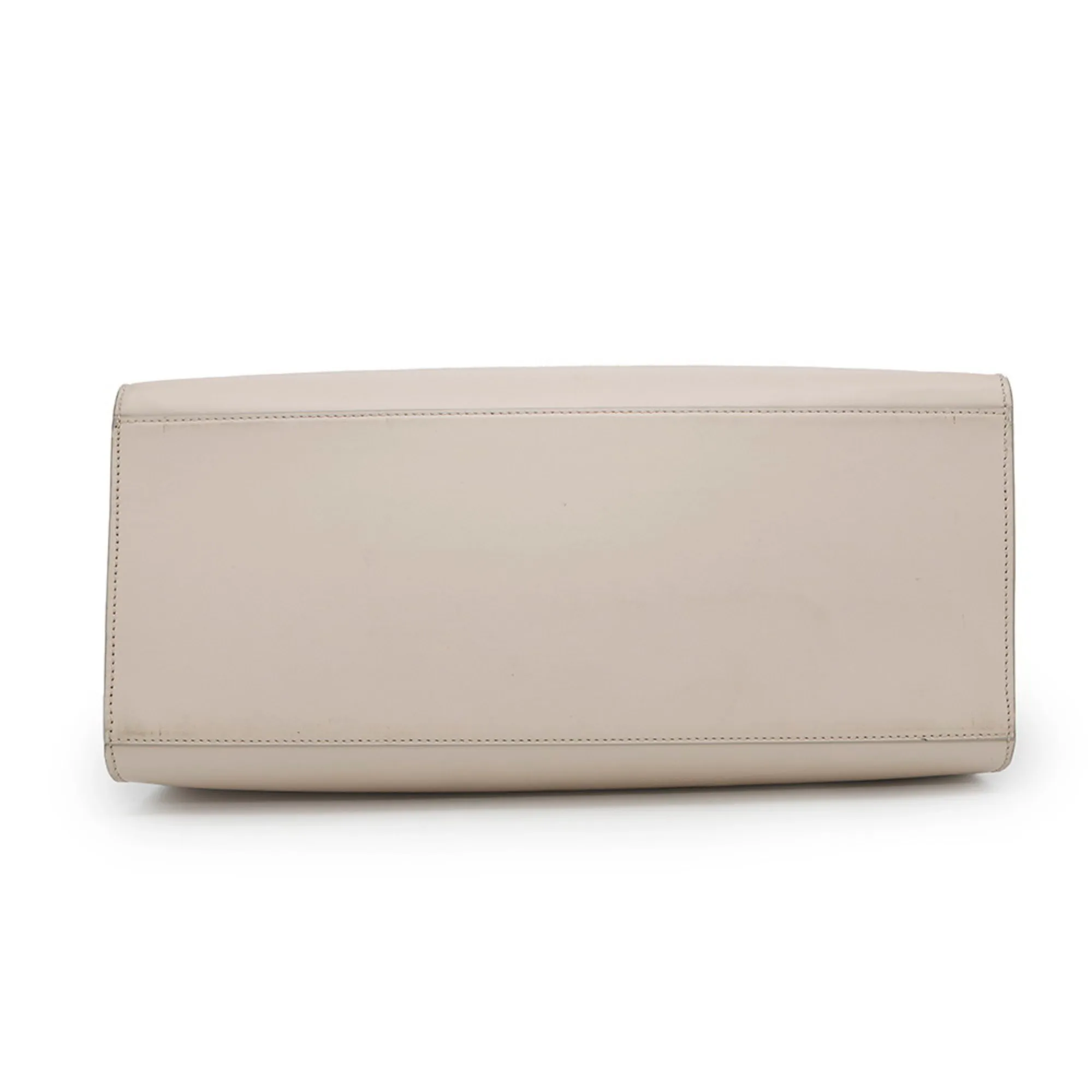 DOLCE & GABBANA White Leather Tote Bag