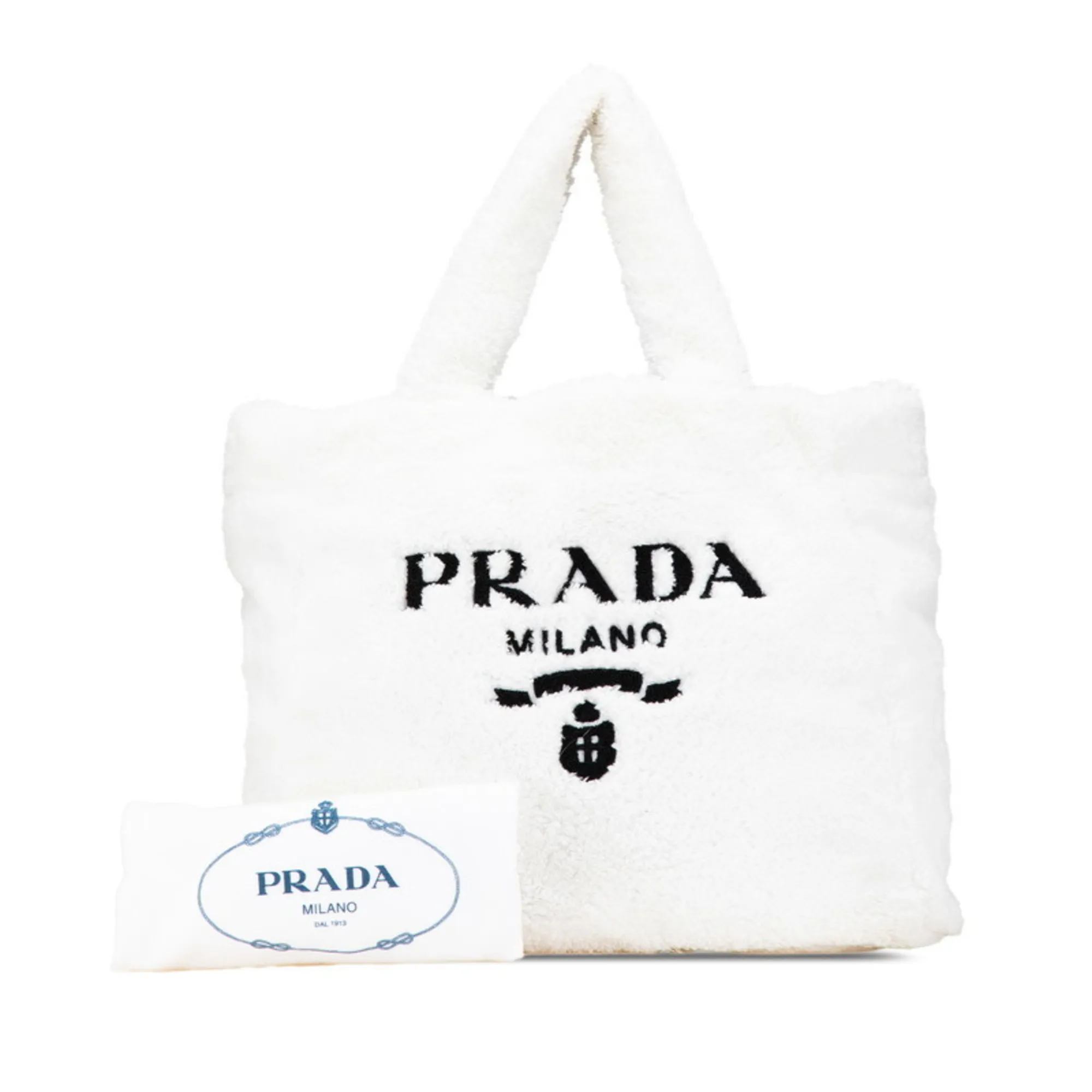 PRADA White Tote Bag
