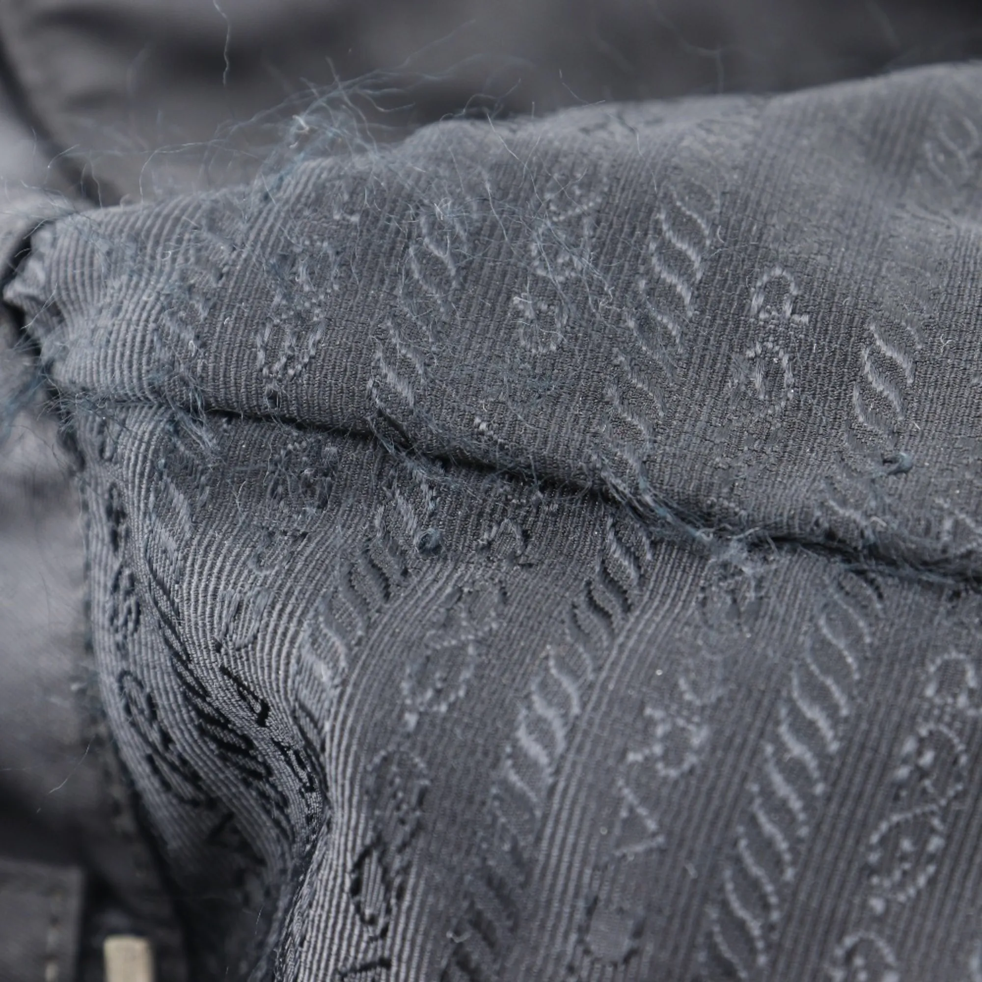 PRADA Black Leather Tote Bag