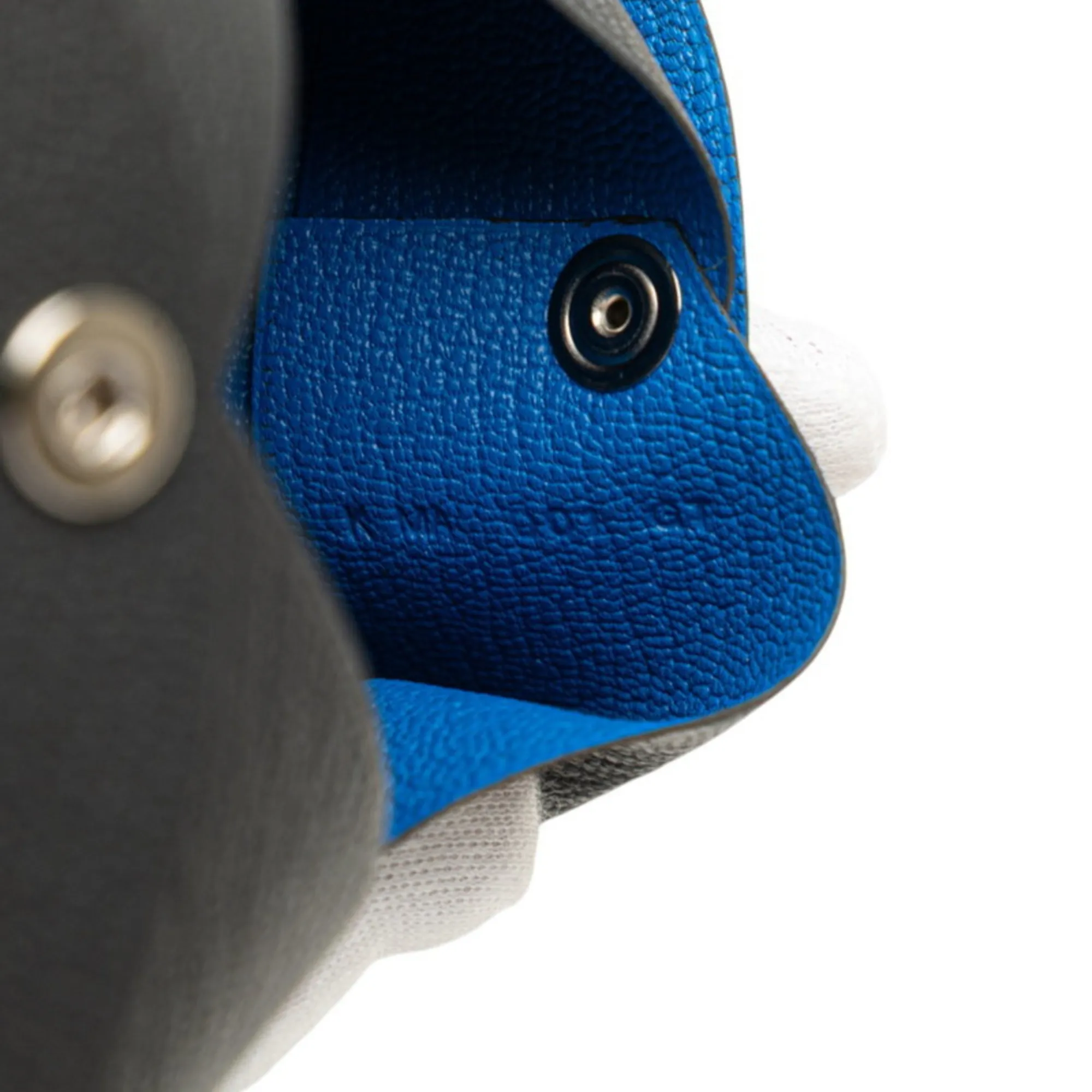 HERMES Gray Card Holder