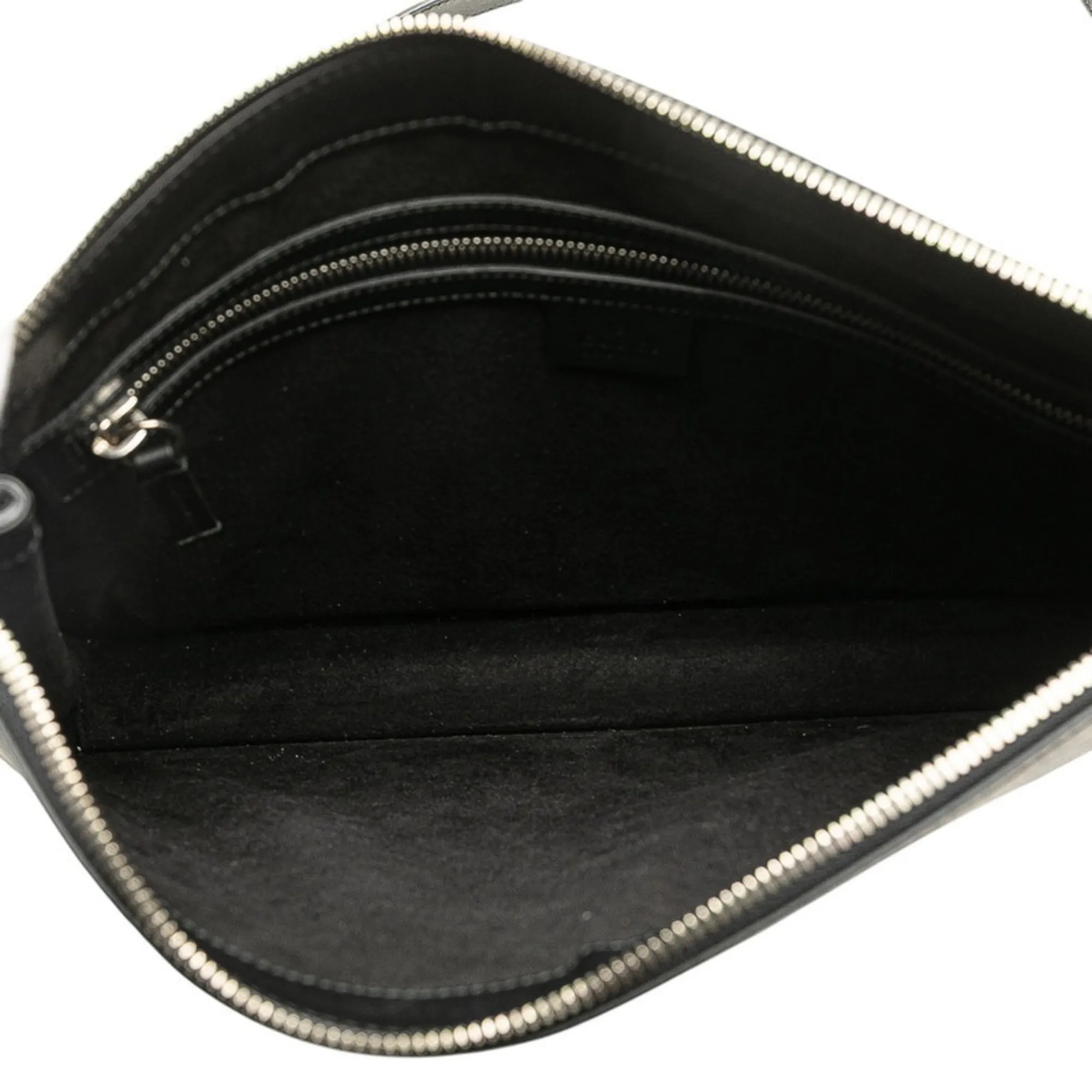 GUCCI Brown Leather Shoulder Bag