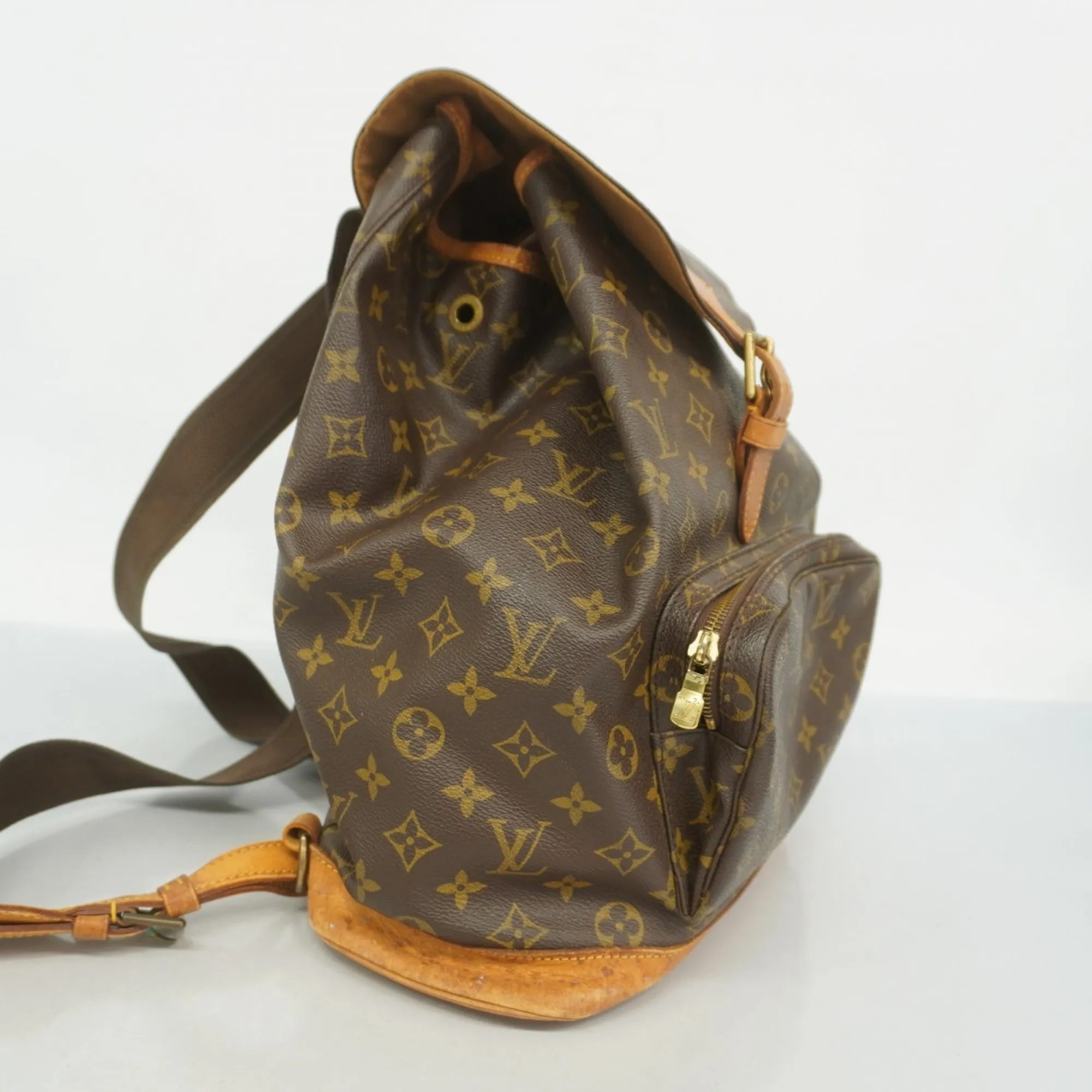 LOUIS VUITTON Brown Monogram Backpack
