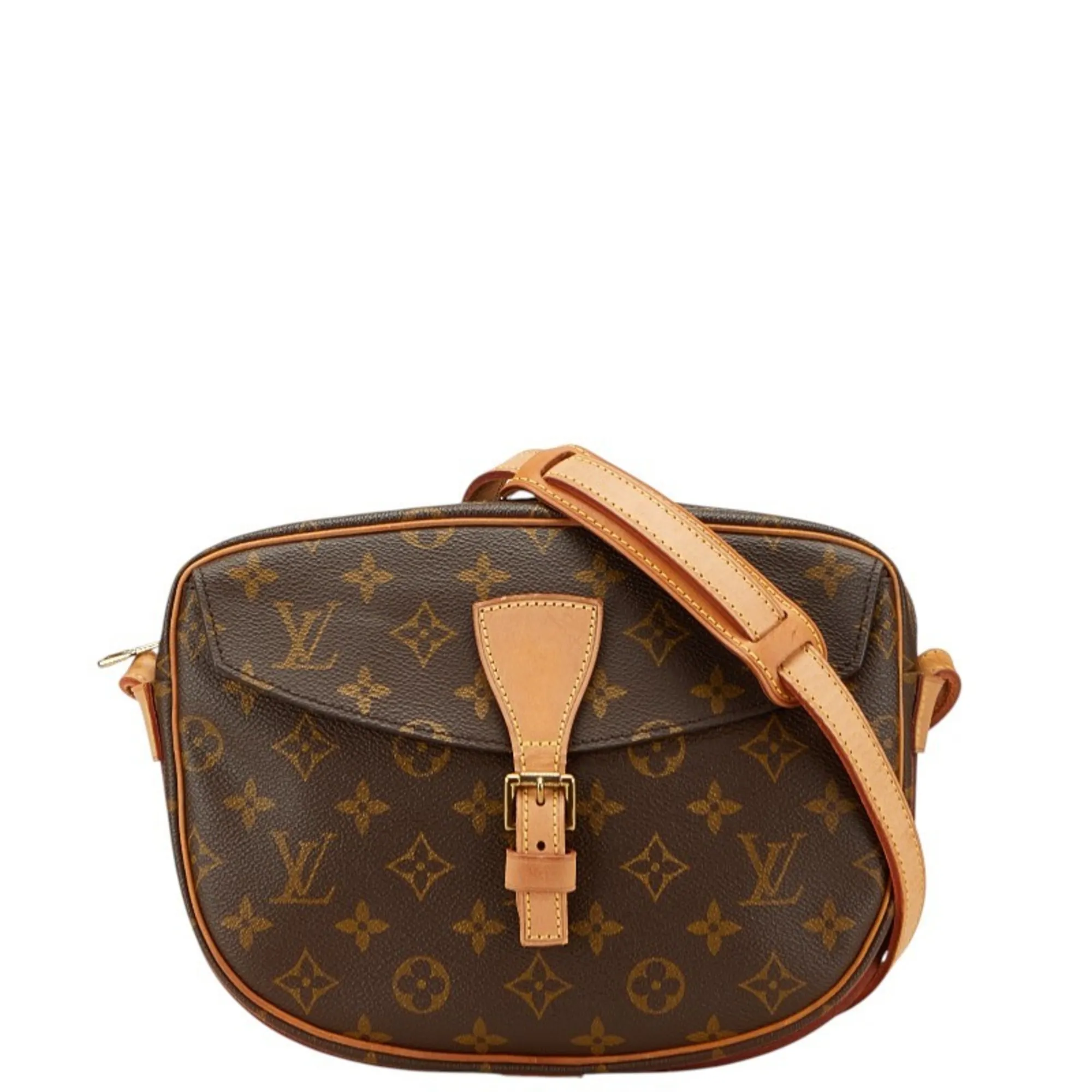 LOUIS VUITTON Brown Monogram Leather Shoulder Bag