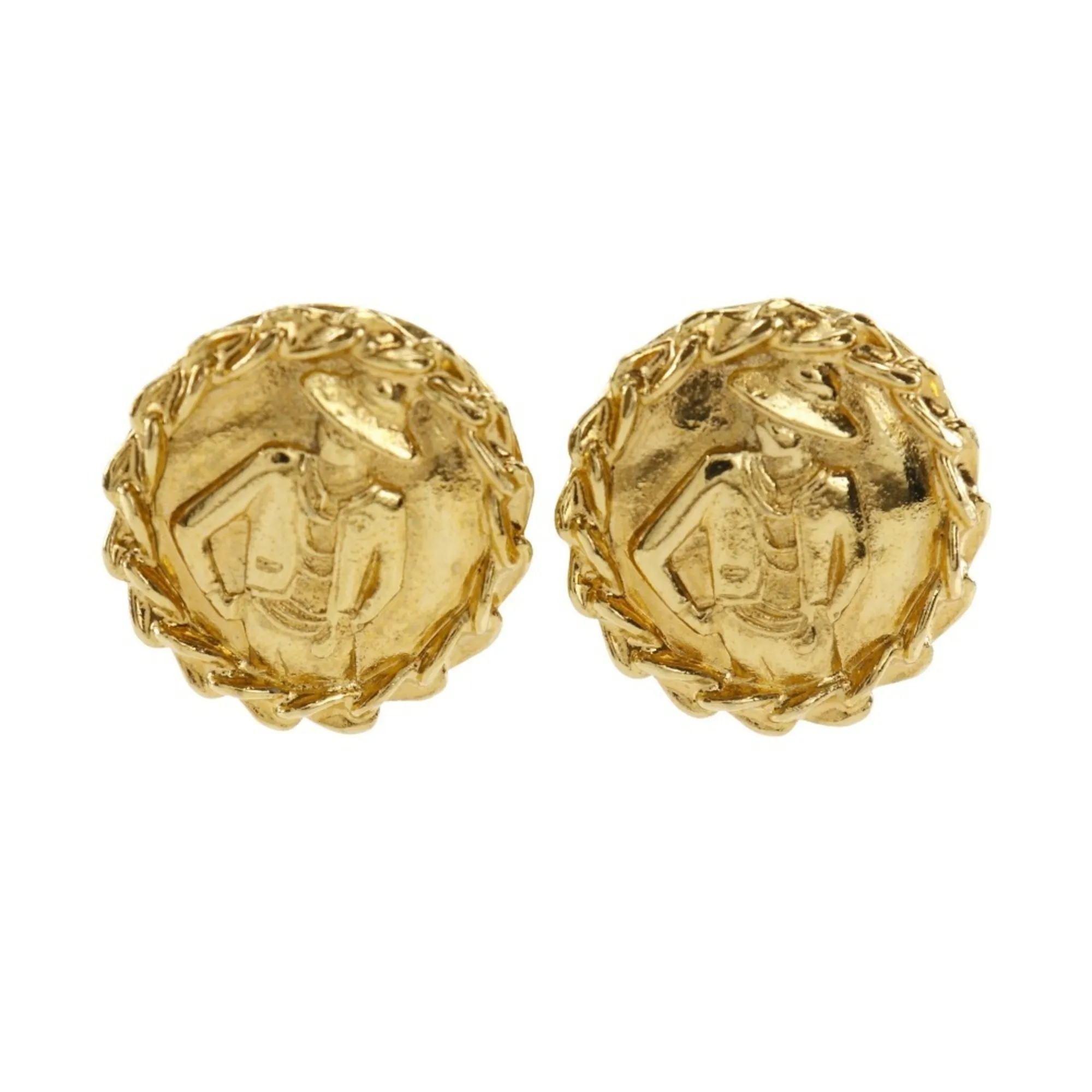 CHANEL Gold Earrings