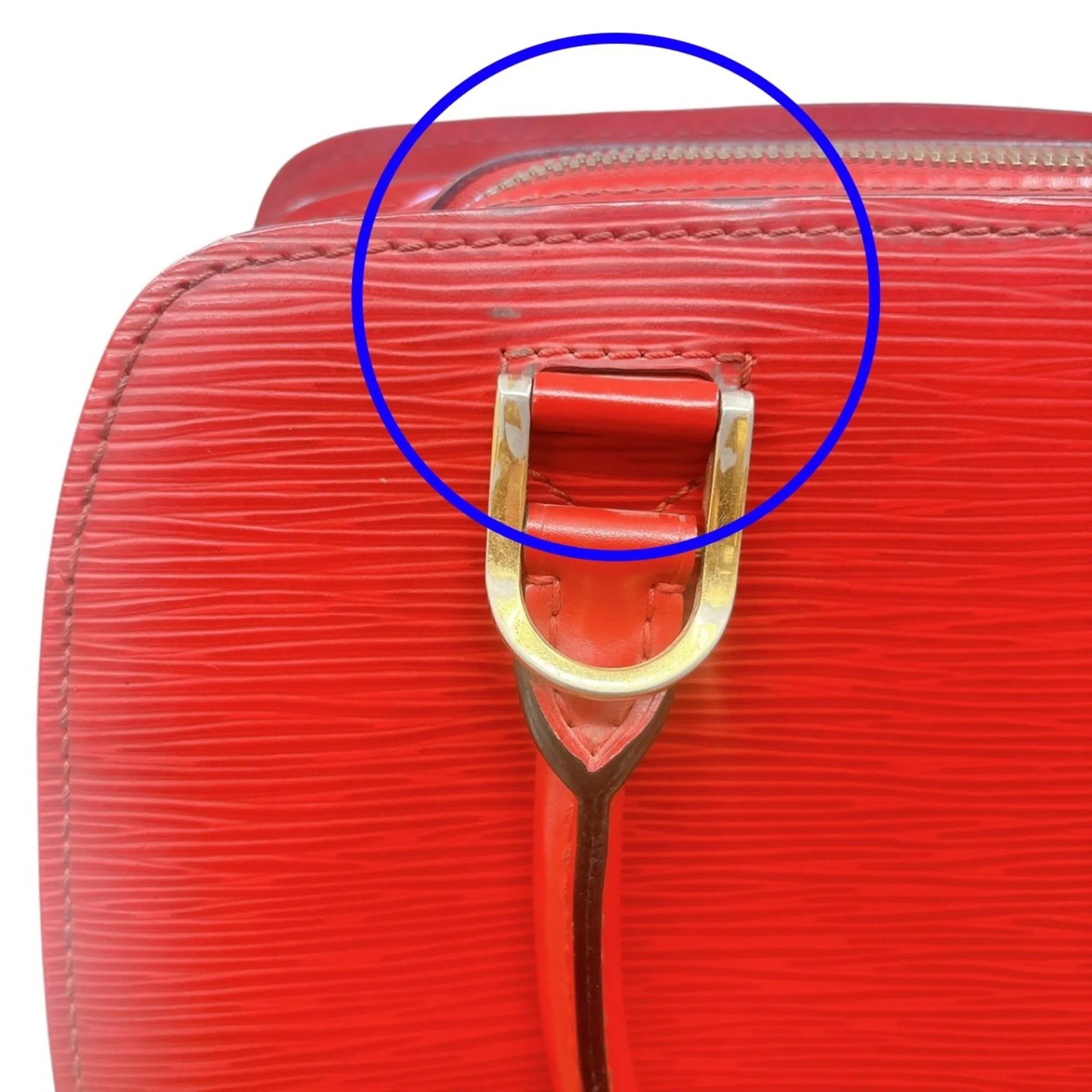 LOUIS VUITTON Red Leather Bag