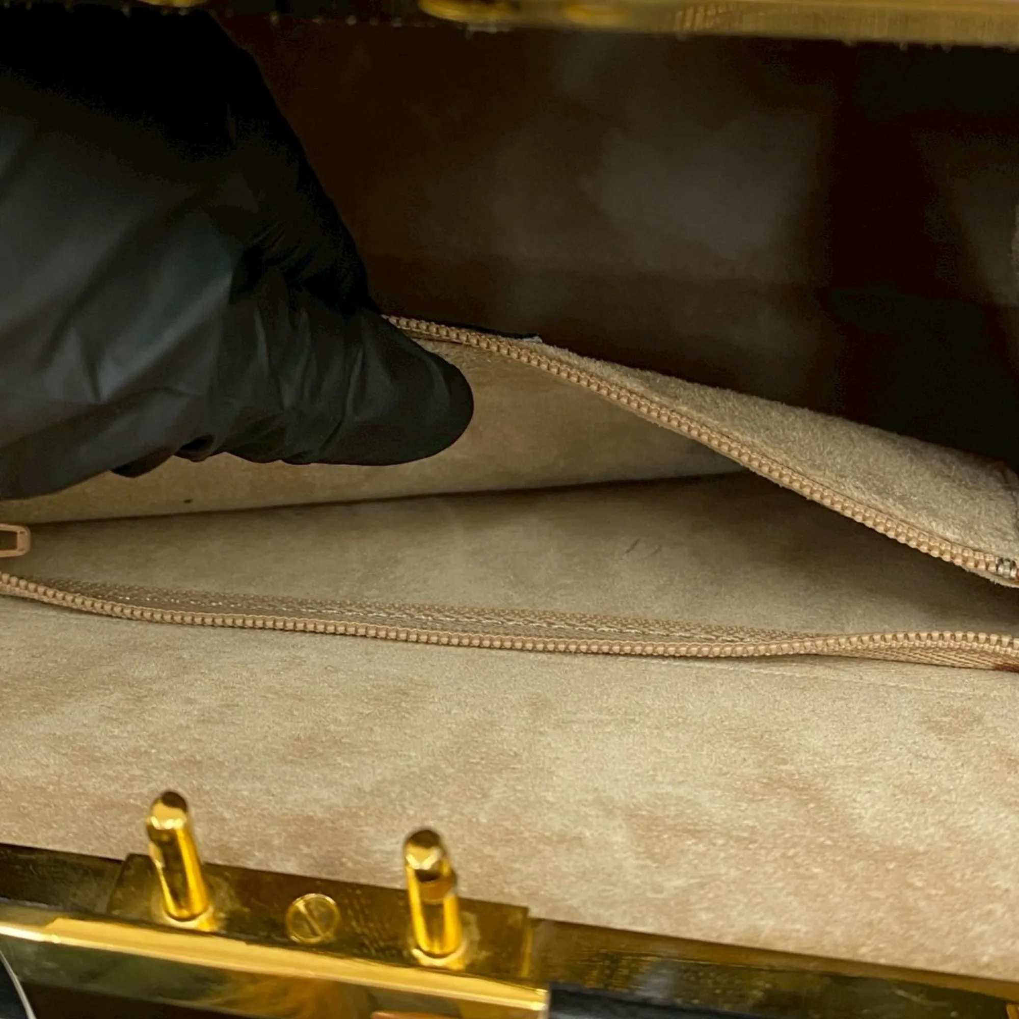 DIOR Black Leather Tote Bag