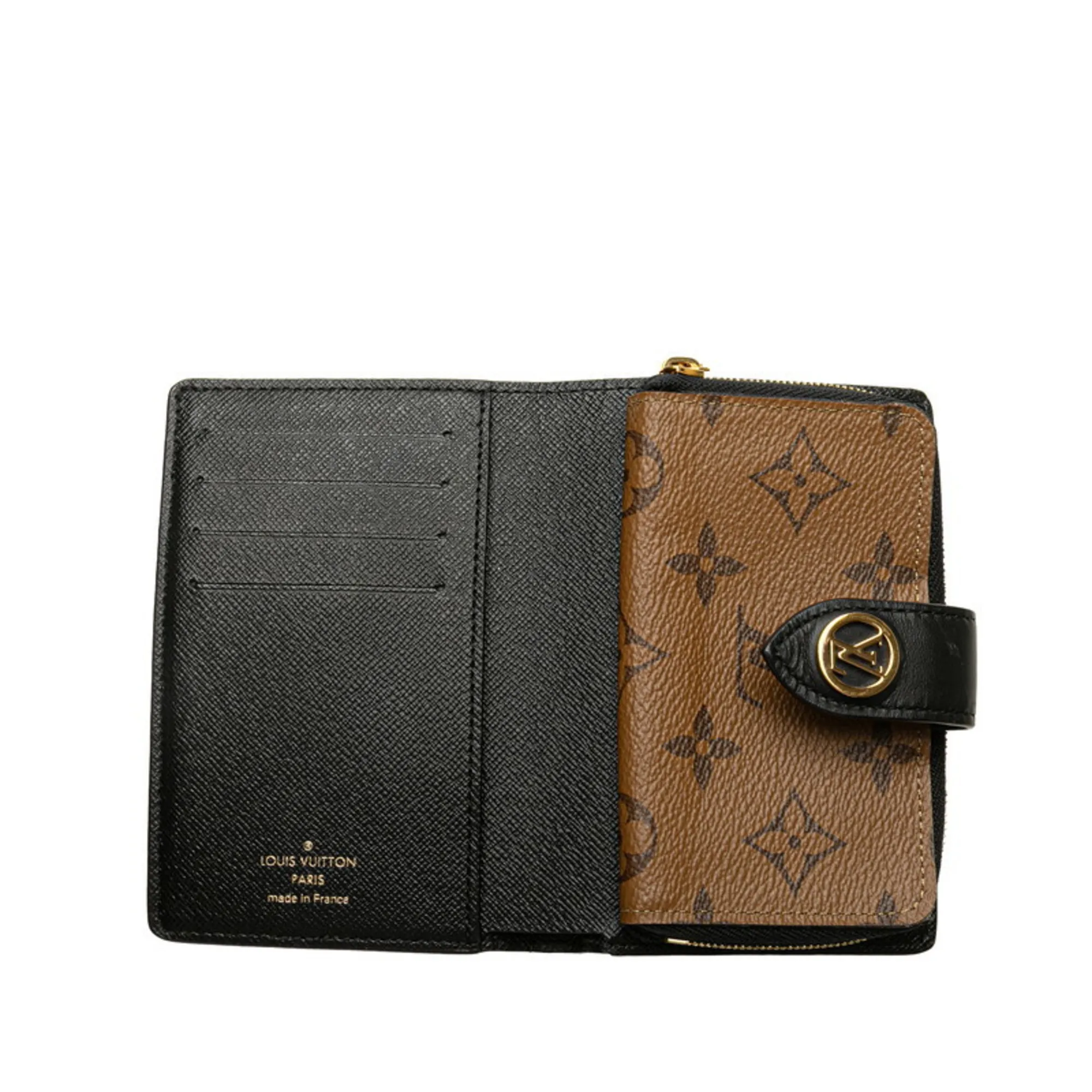 LOUIS VUITTON Brown Monogram Leather Wallet