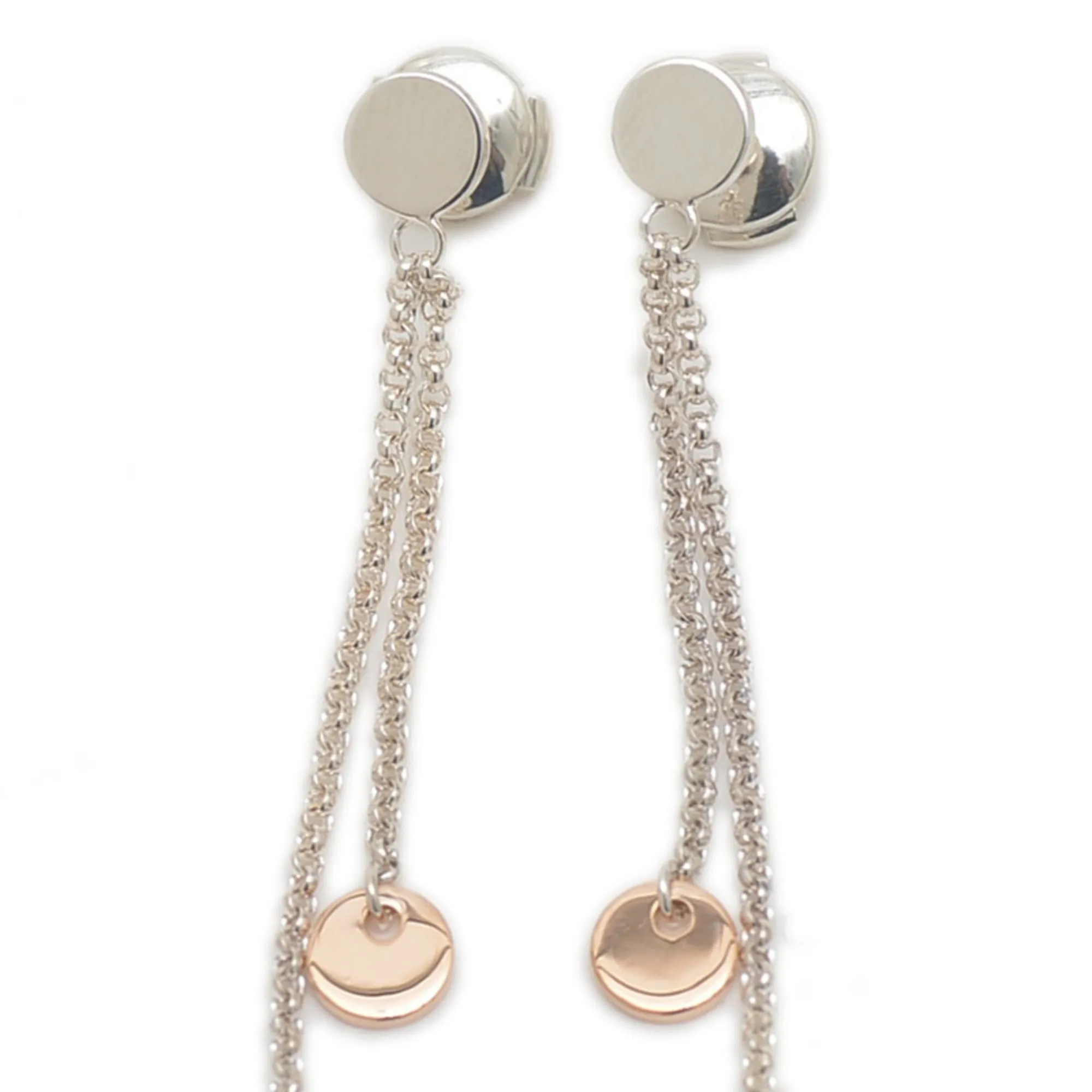 HERMES Brown Earrings