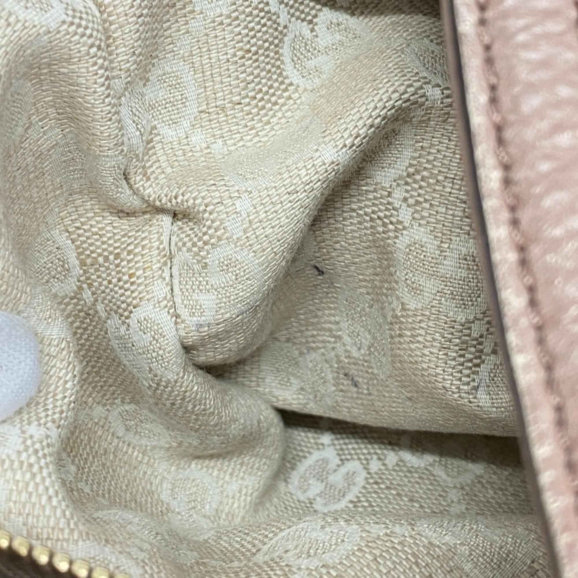 GUCCI Brown Leather Bamboo Bag