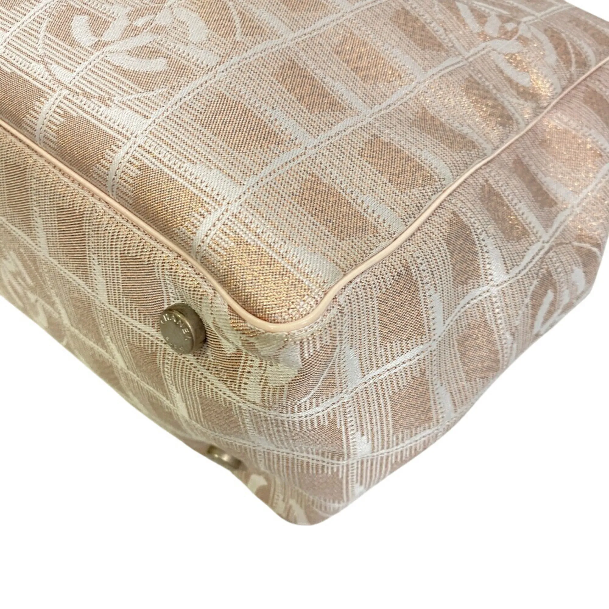 CHANEL Cream Tote Bag