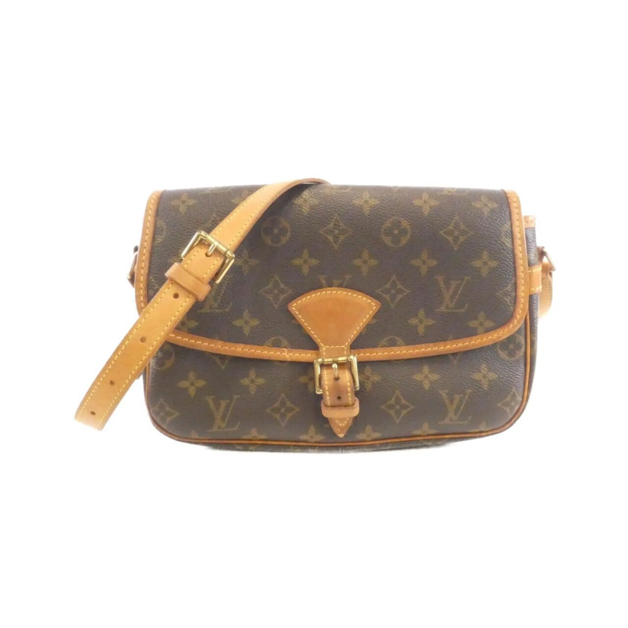 LOUIS VUITTON Brown Monogram Shoulder Bag
