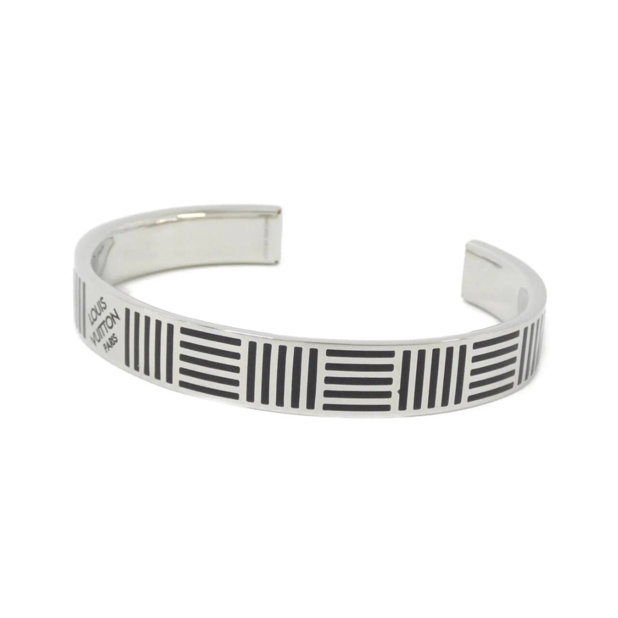 LOUIS VUITTON Black Damier Bracelet
