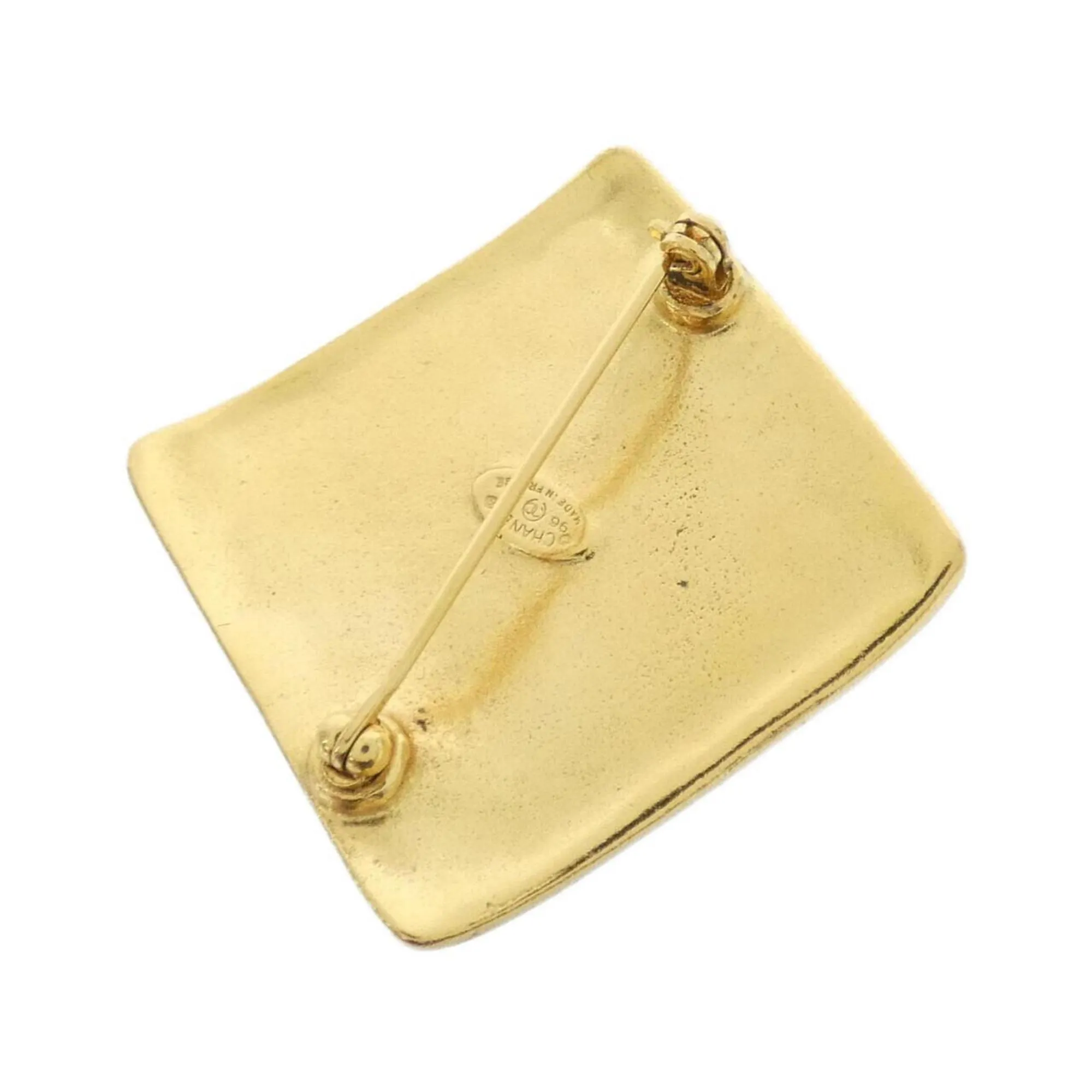 CHANEL Gold Brooch