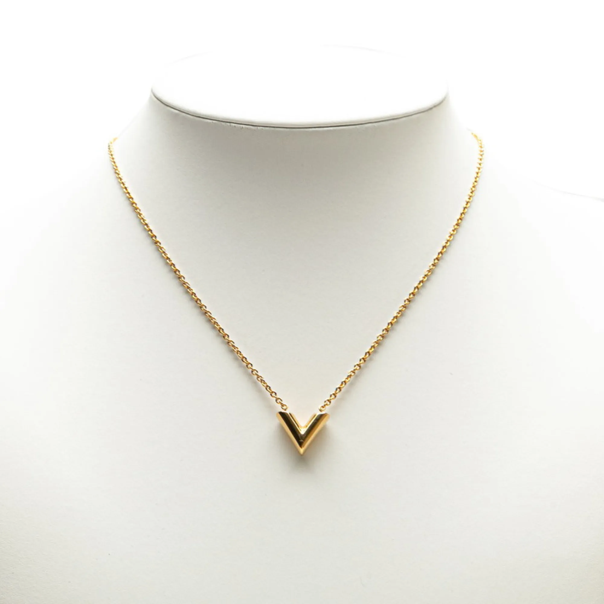 LOUIS VUITTON Gold Necklace