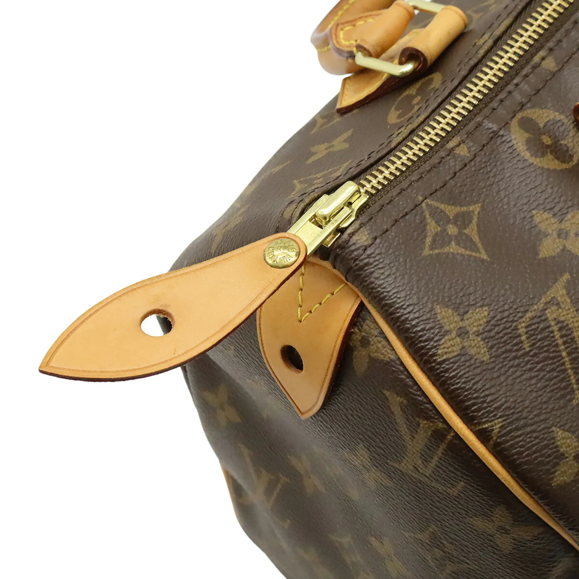 LOUIS VUITTON Brown Monogram Speedy 30 Bag