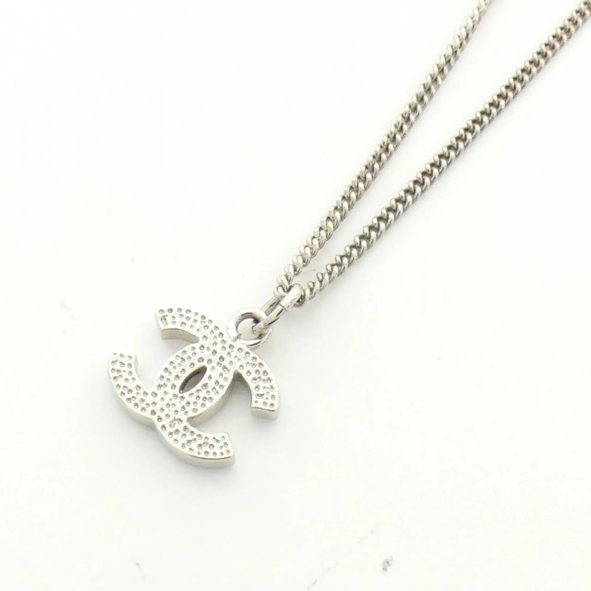 CHANEL Silver Necklace