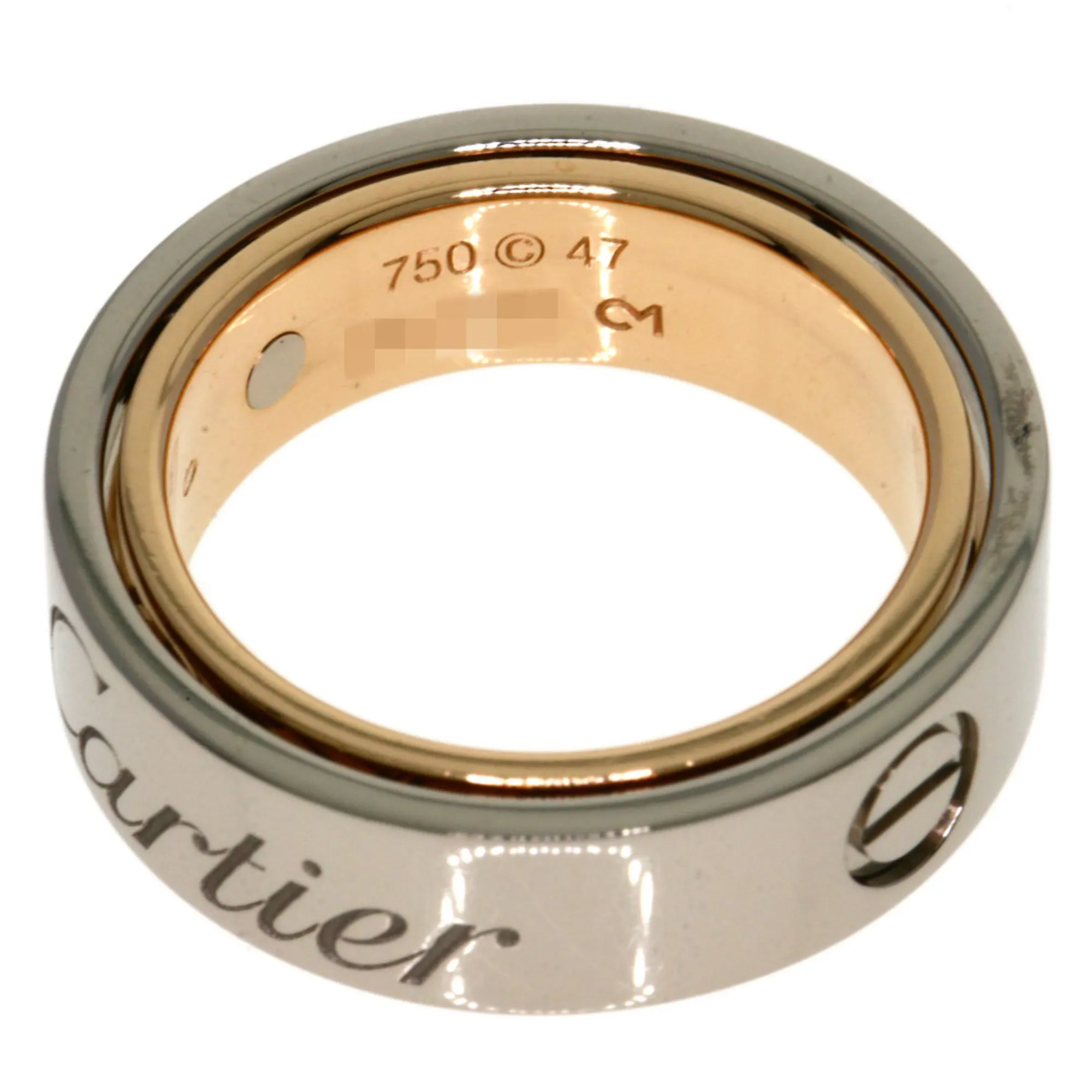 CARTIER 18k Pink Love Ring #47